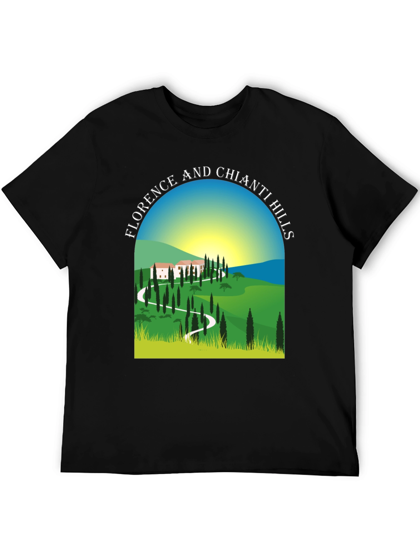 Florence and Chianti Hills Graphic Tee