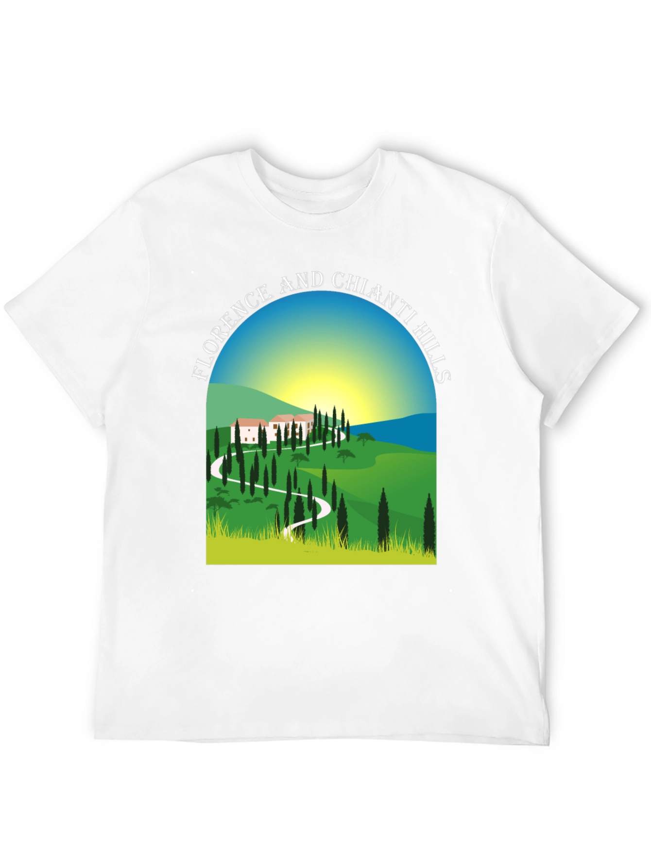 Florence and Chianti Hills Graphic Tee