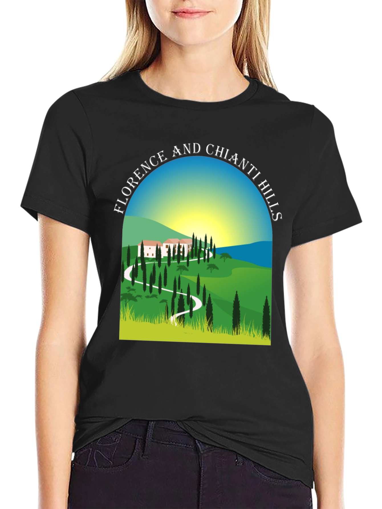 Florence and Chianti Hills Graphic Tee