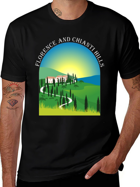 Florence and Chianti Hills Graphic Tee