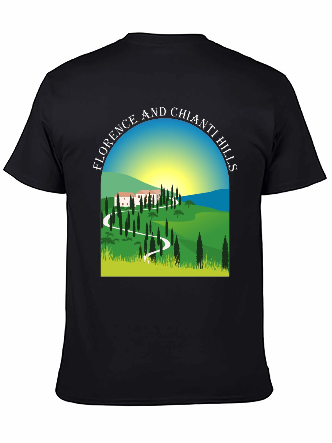 Florence and Chianti Hills Graphic Tee