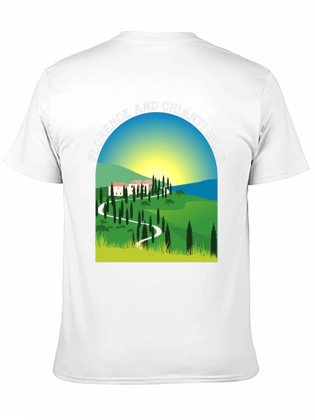 Florence and Chianti Hills Graphic Tee