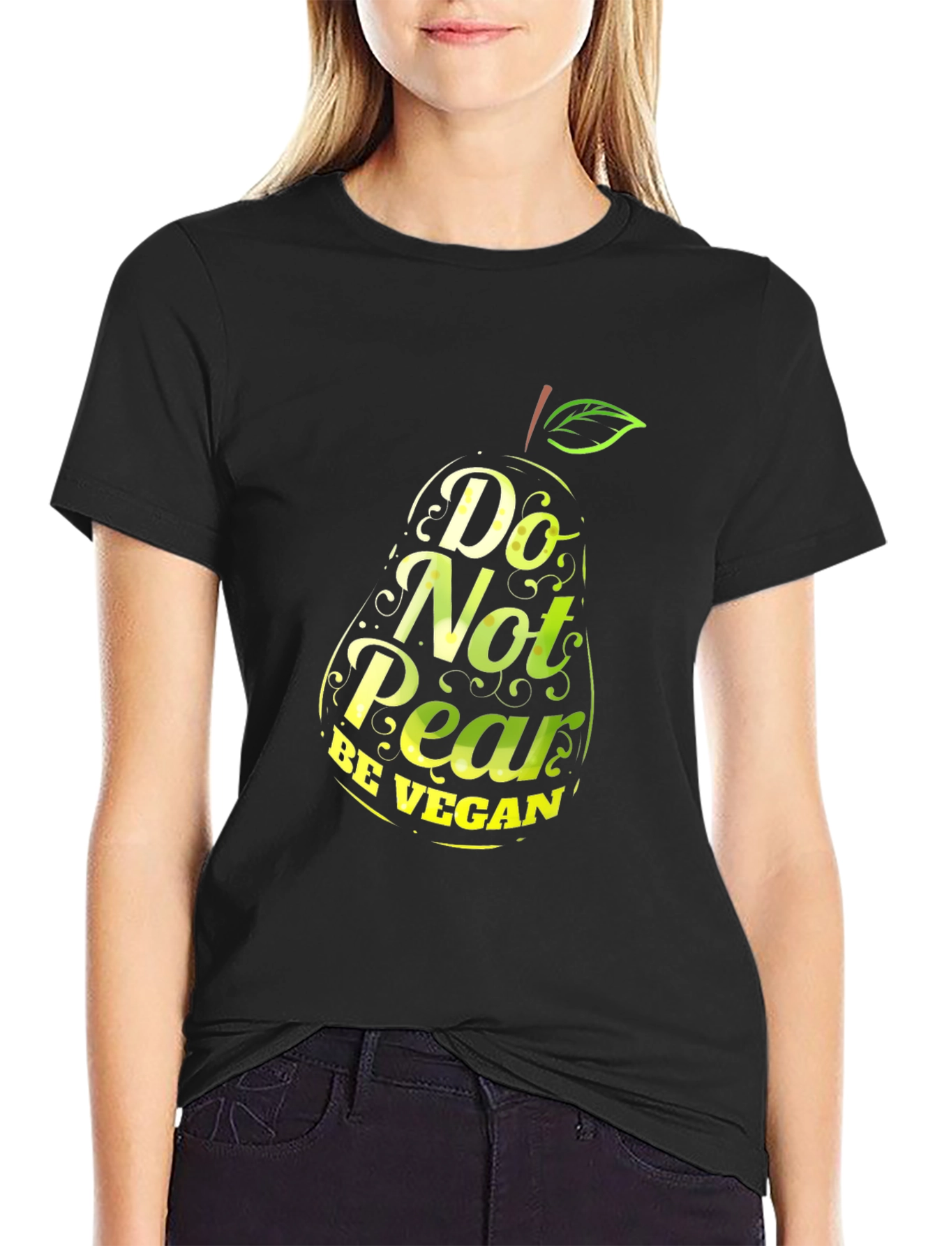 Do Not Pear Be Vegan Graphic Tee