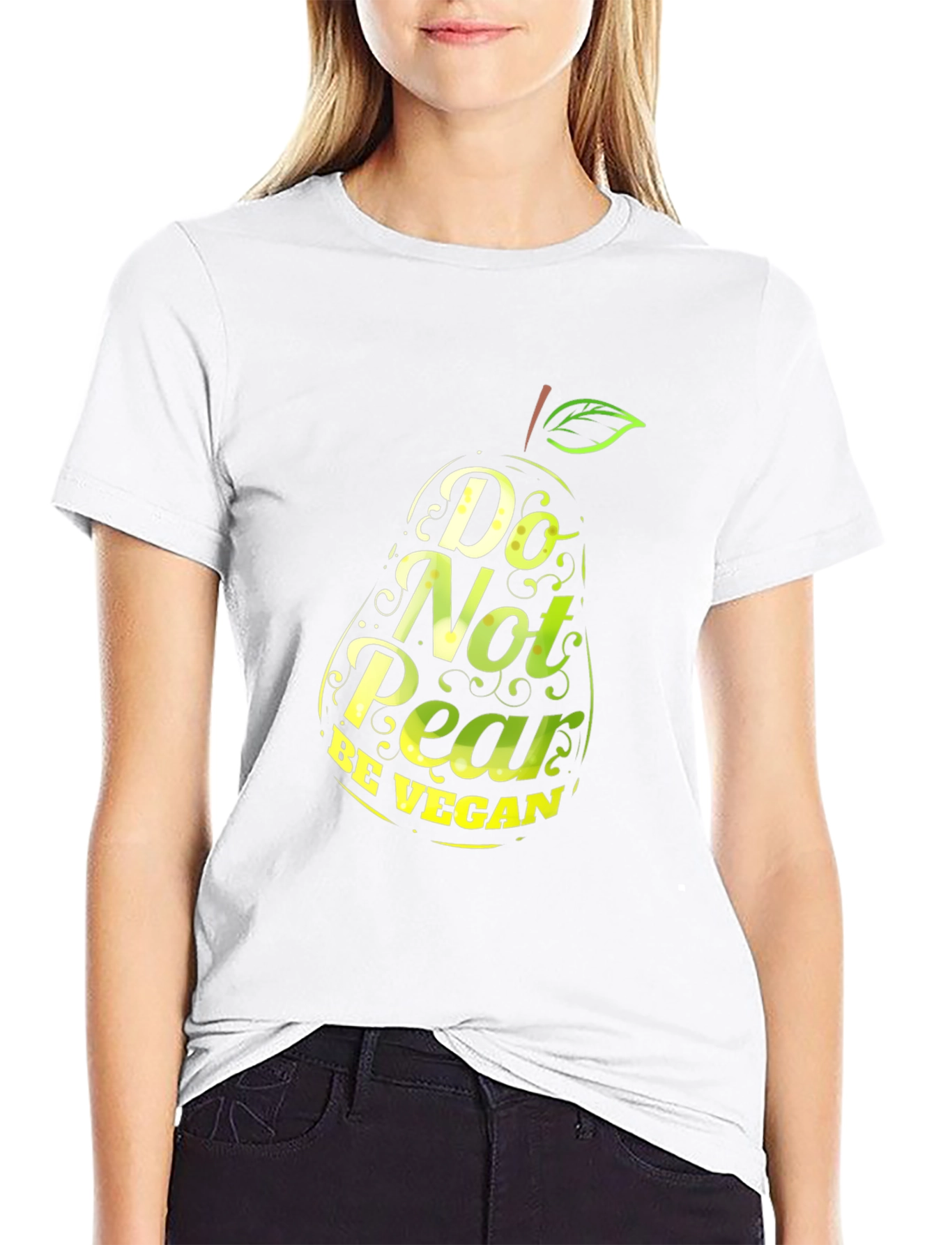 Do Not Pear Be Vegan Graphic Tee