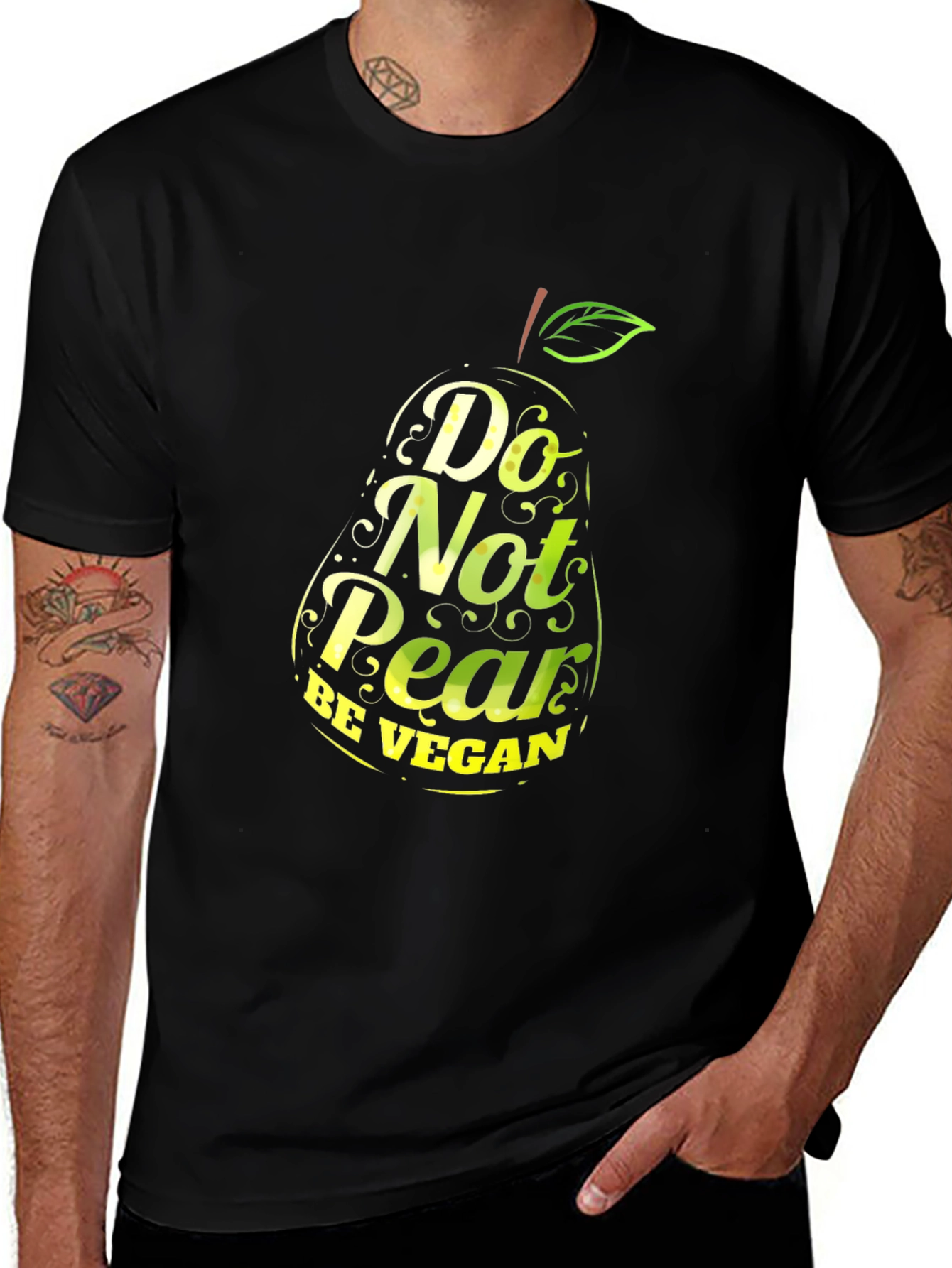 Do Not Pear Be Vegan Graphic Tee