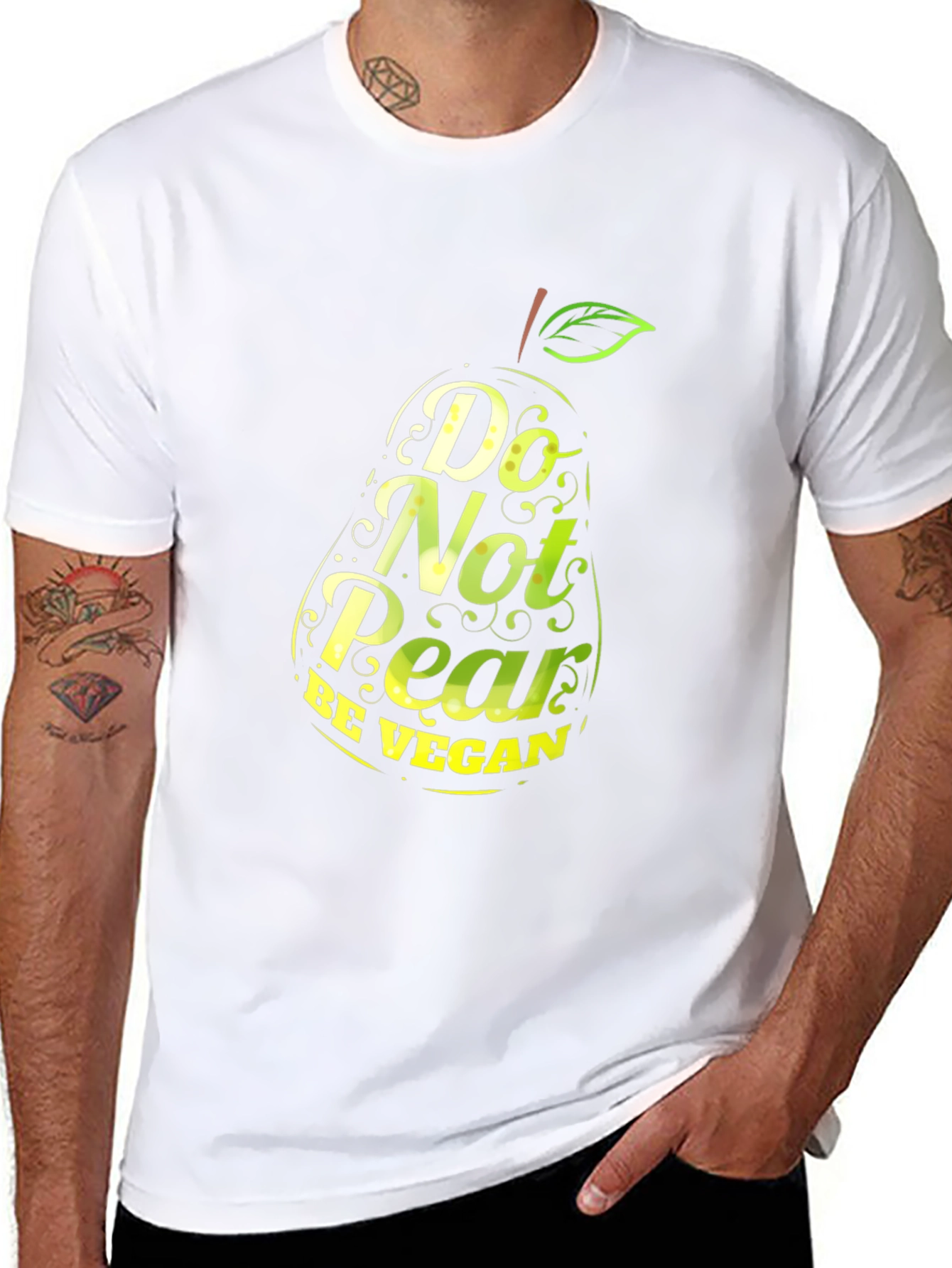 Do Not Pear Be Vegan Graphic Tee