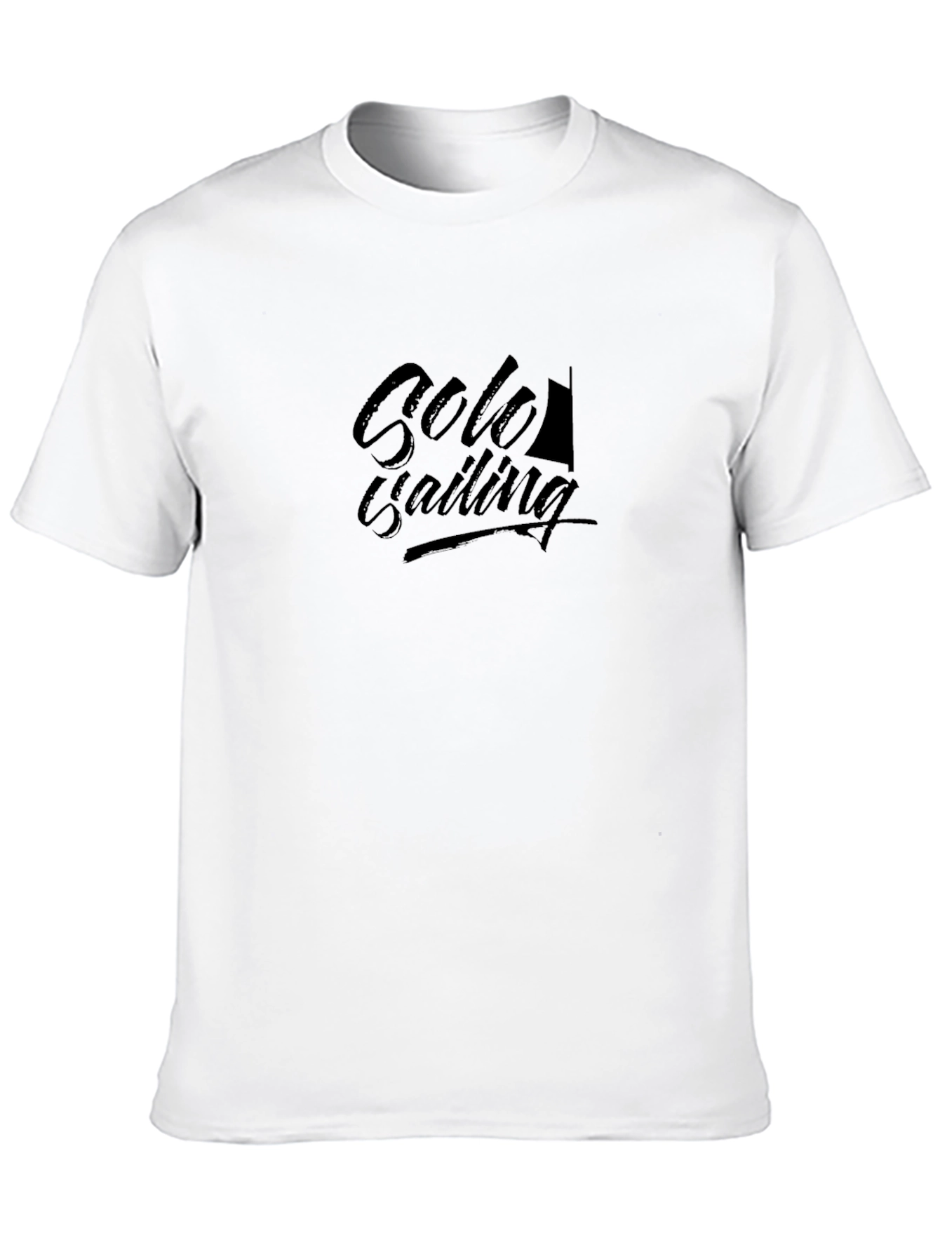 Solo Sailing Black T-Shirt