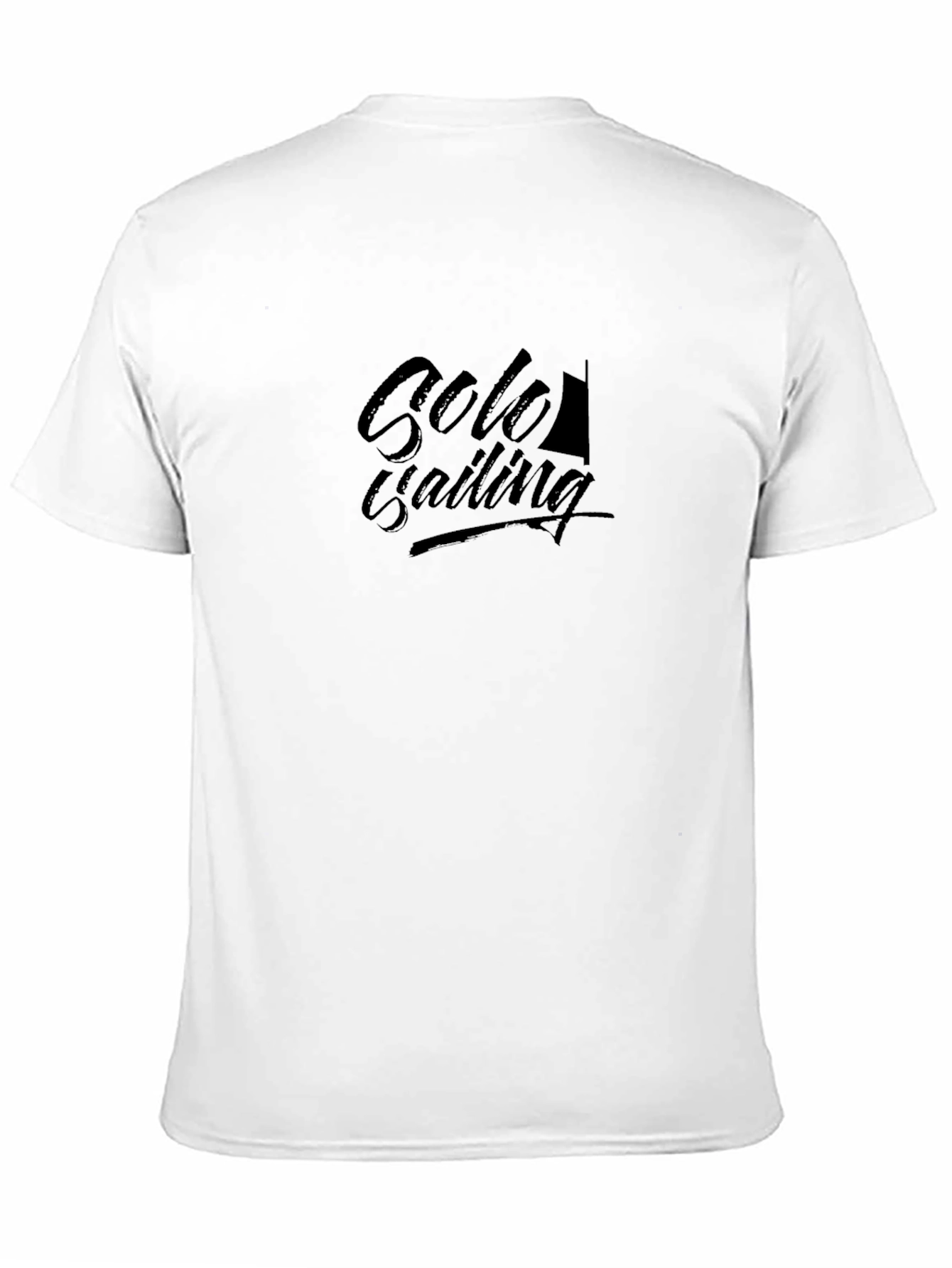 Solo Sailing Black T-Shirt