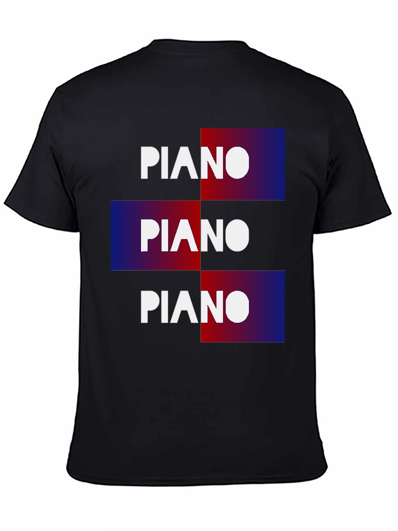 Piano Graphic T-Shirt - Cool Music Tee
