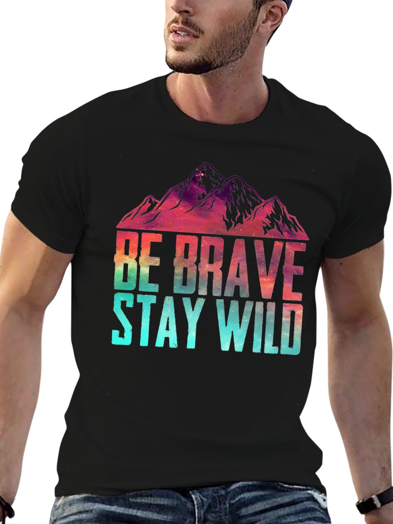Be Brave Stay Wild Graphic Tee