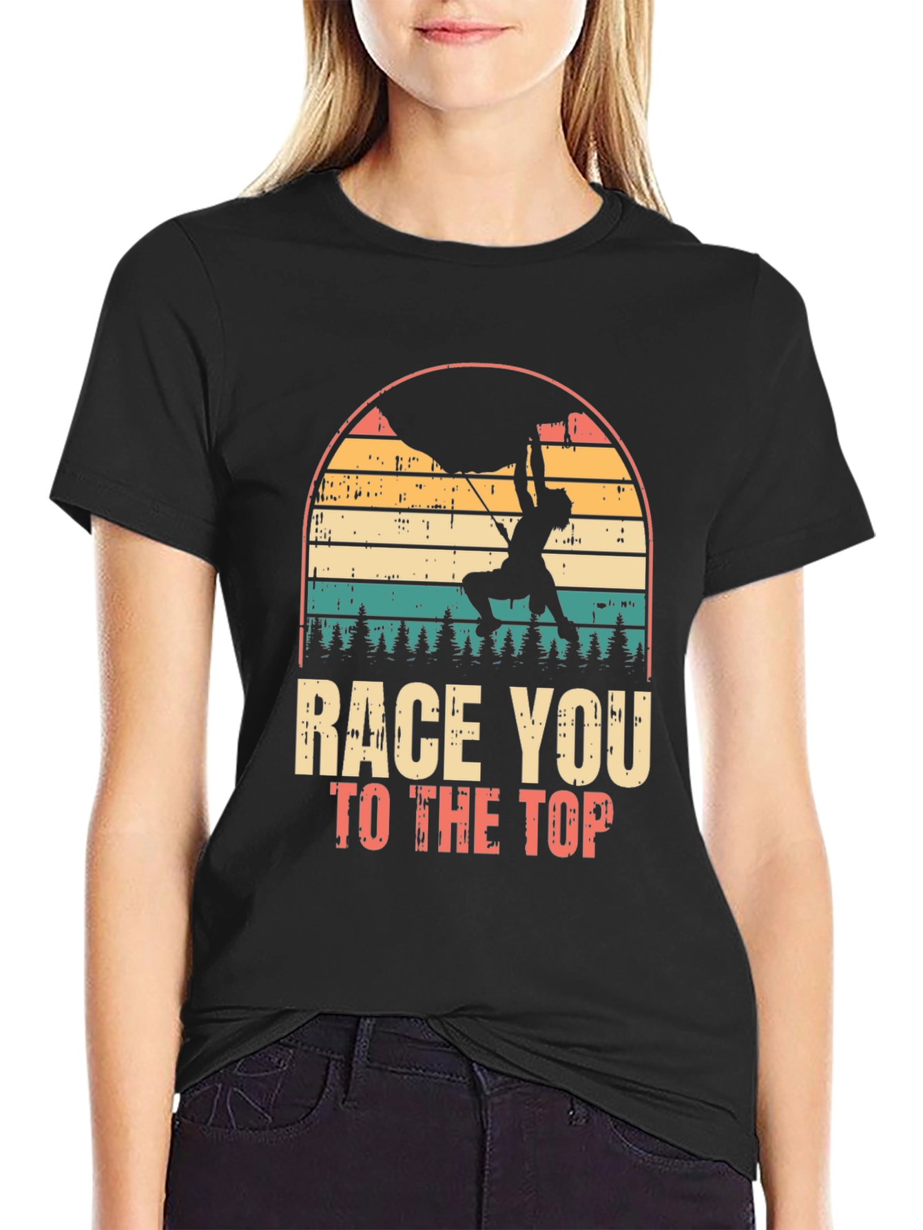 Race You To The Top Climbing T-Shirt