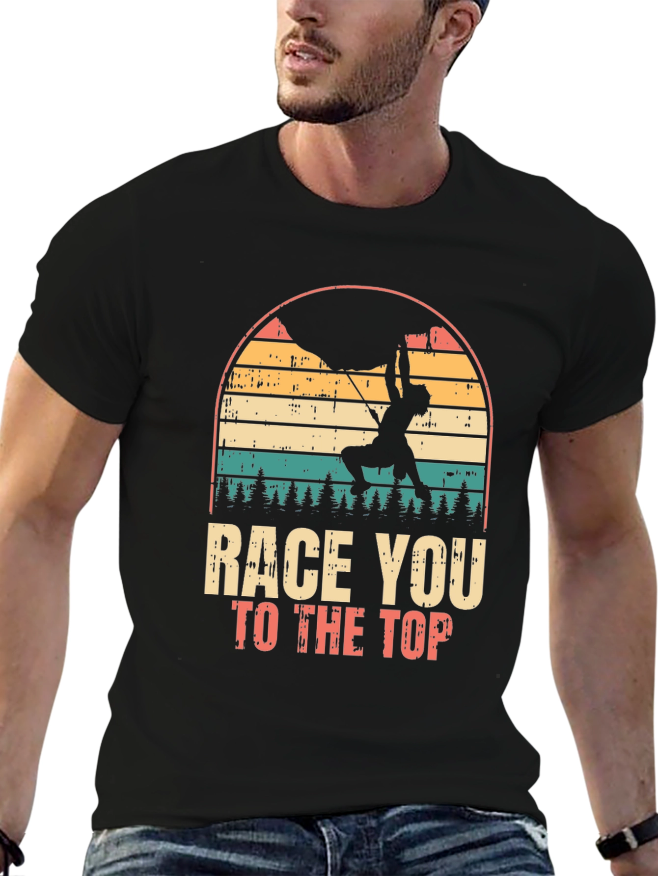 Race You To The Top Climbing T-Shirt