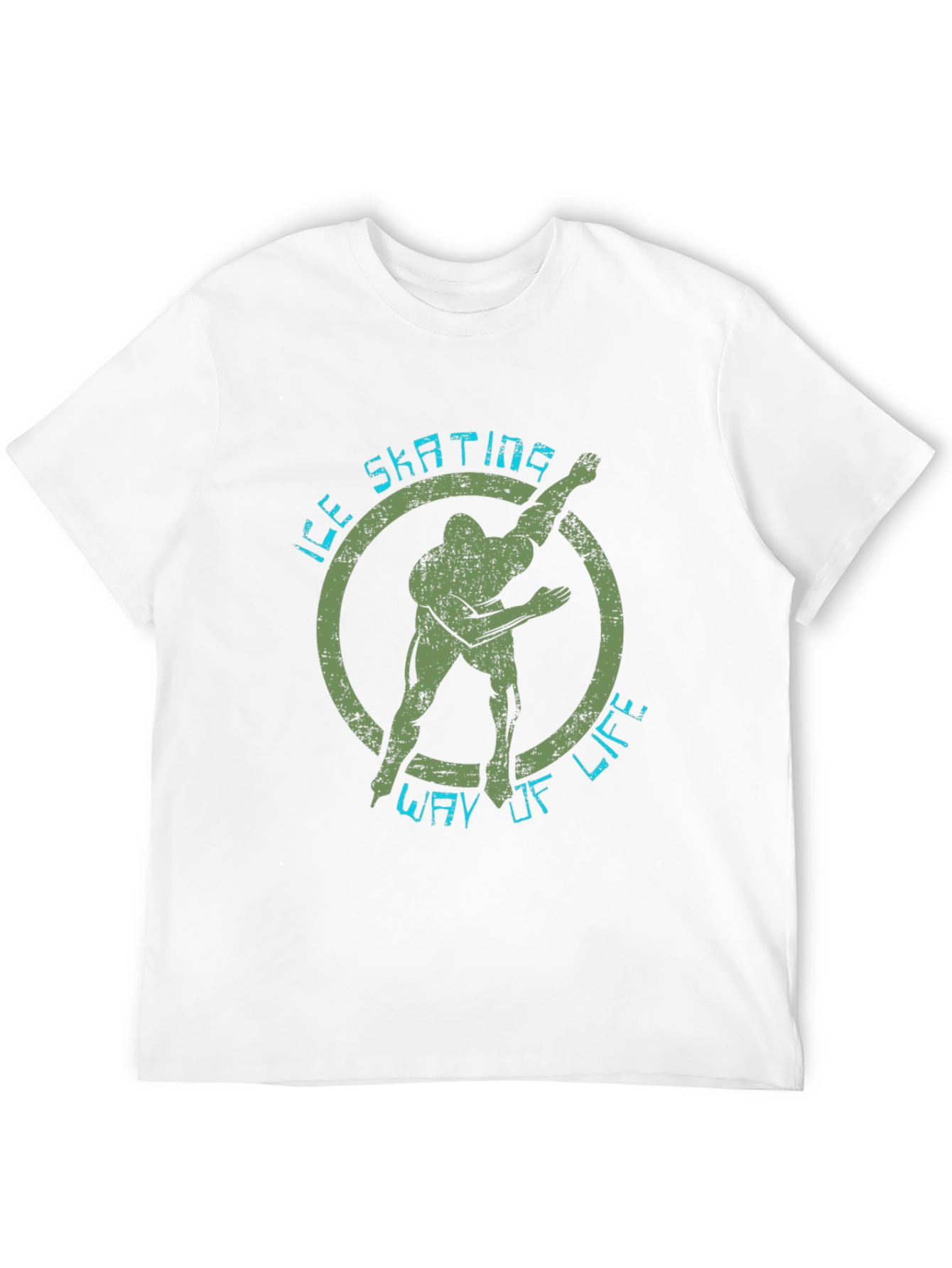 Ice Skating Way of Life Black Graphic Tee