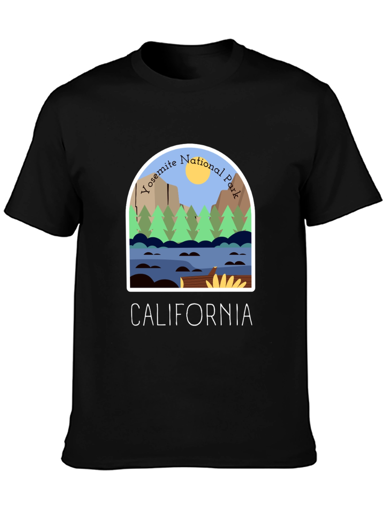 Yosemite National Park California Graphic Tee