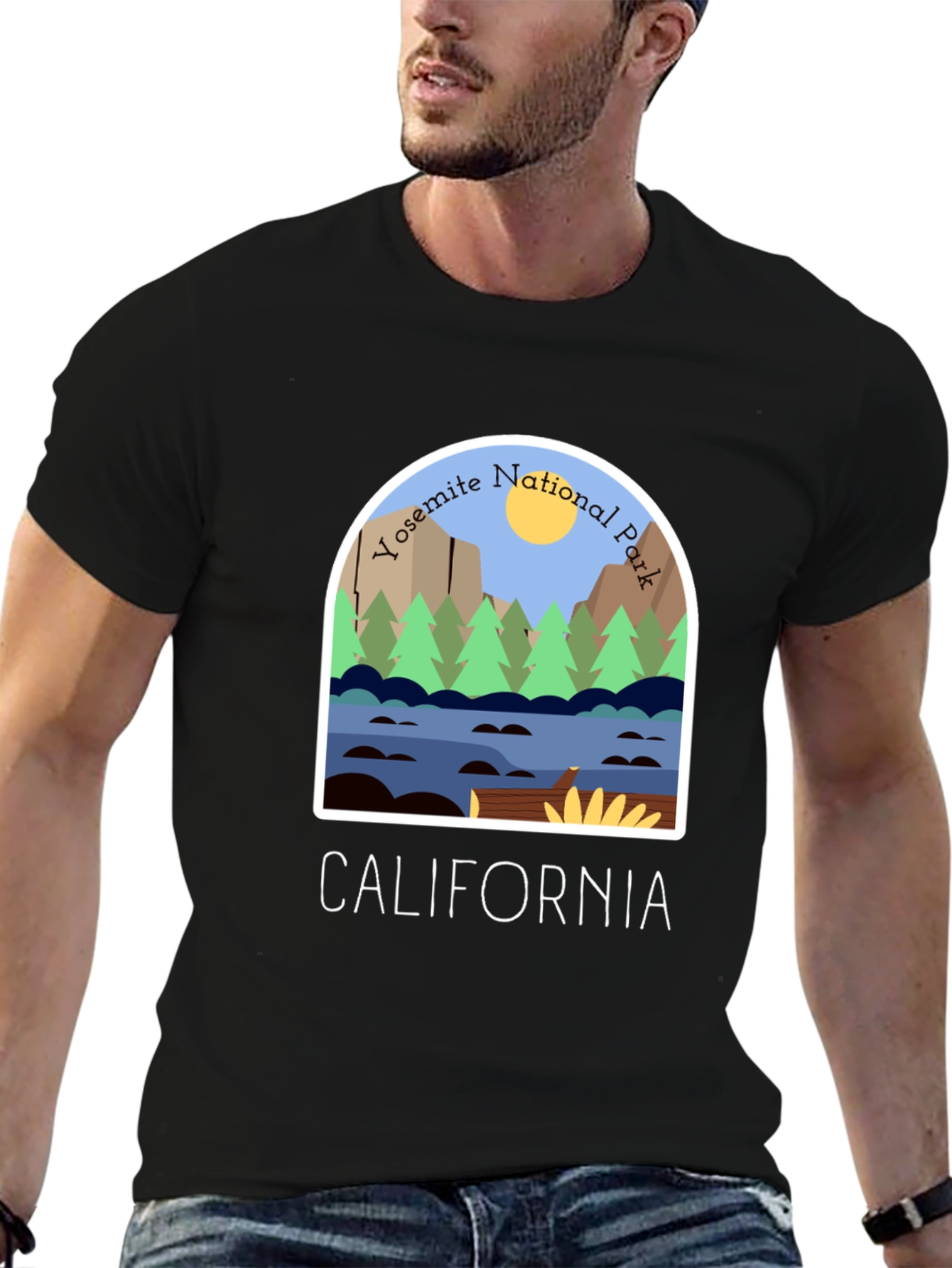 Yosemite National Park California Graphic Tee