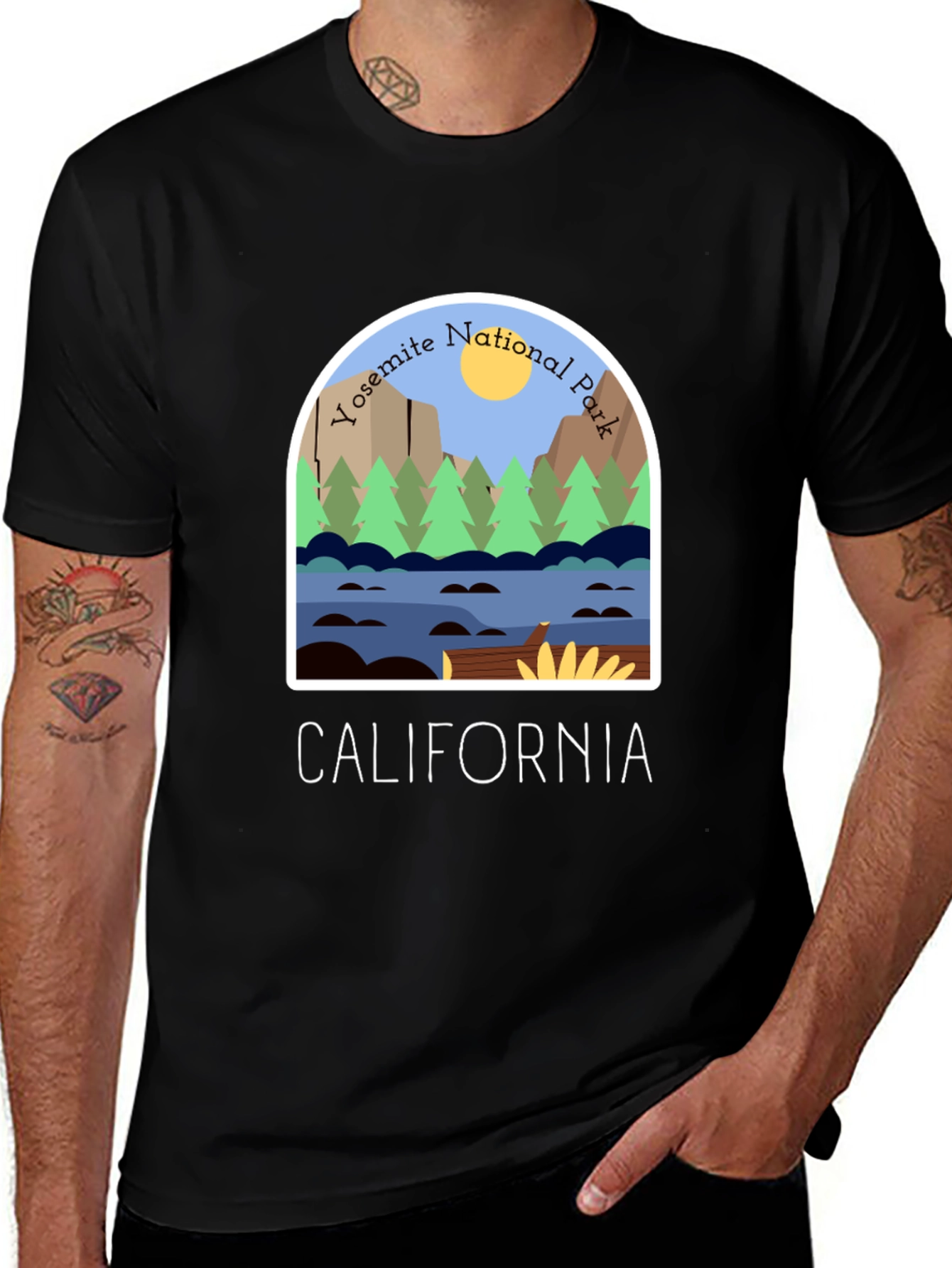 Yosemite National Park California Graphic Tee