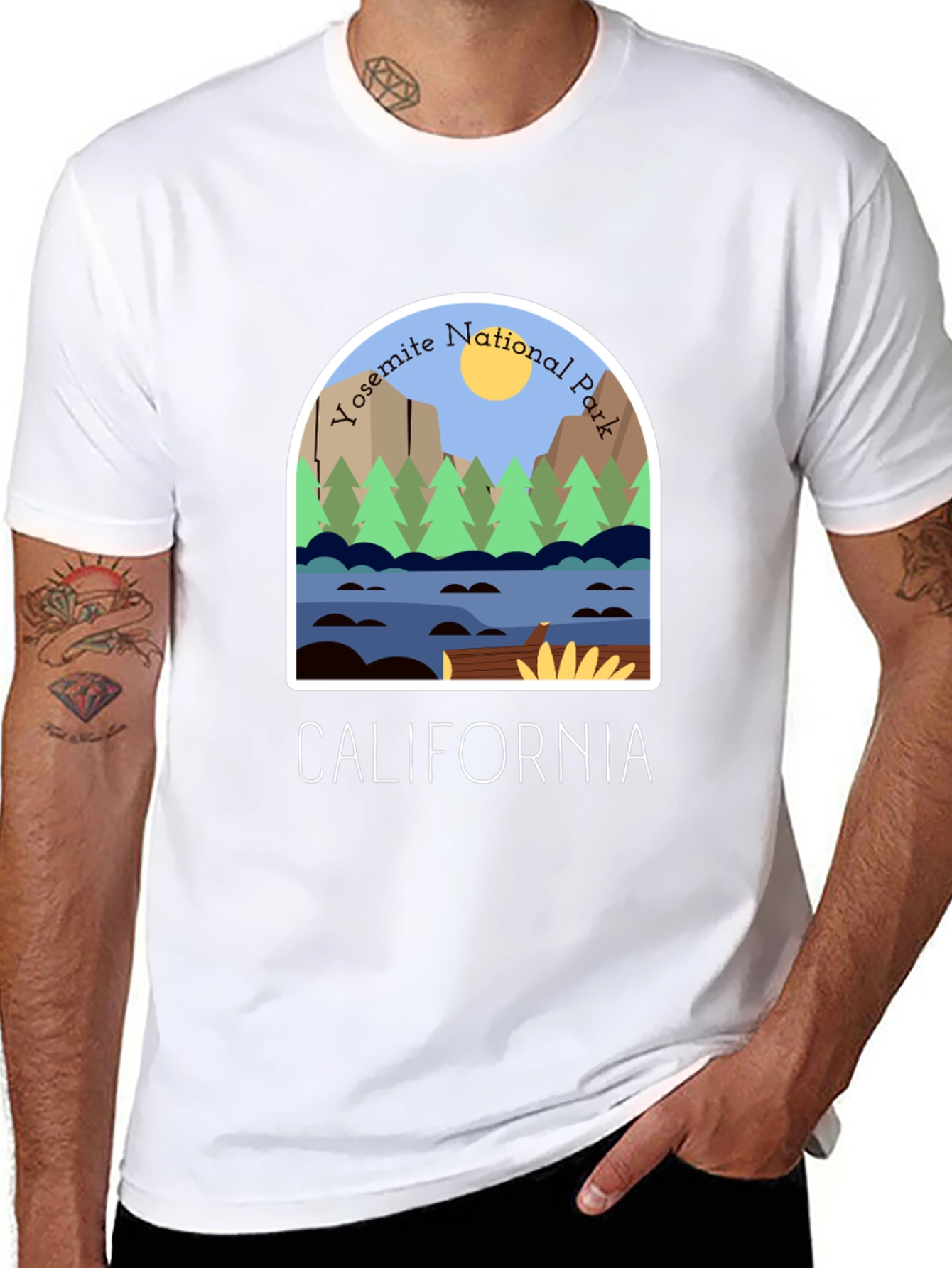 Yosemite National Park California Graphic Tee
