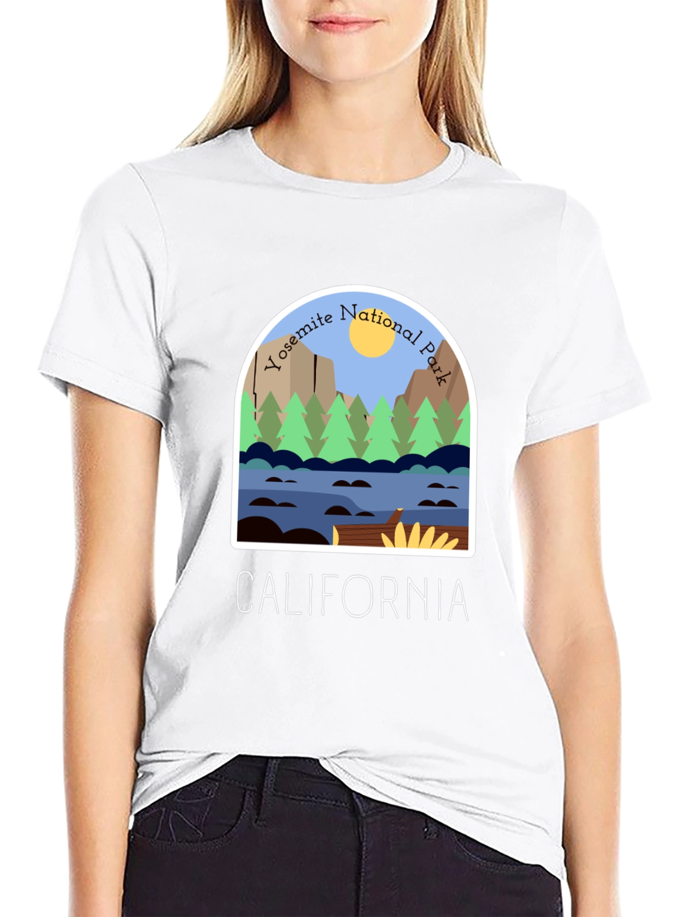 Yosemite National Park California Graphic Tee