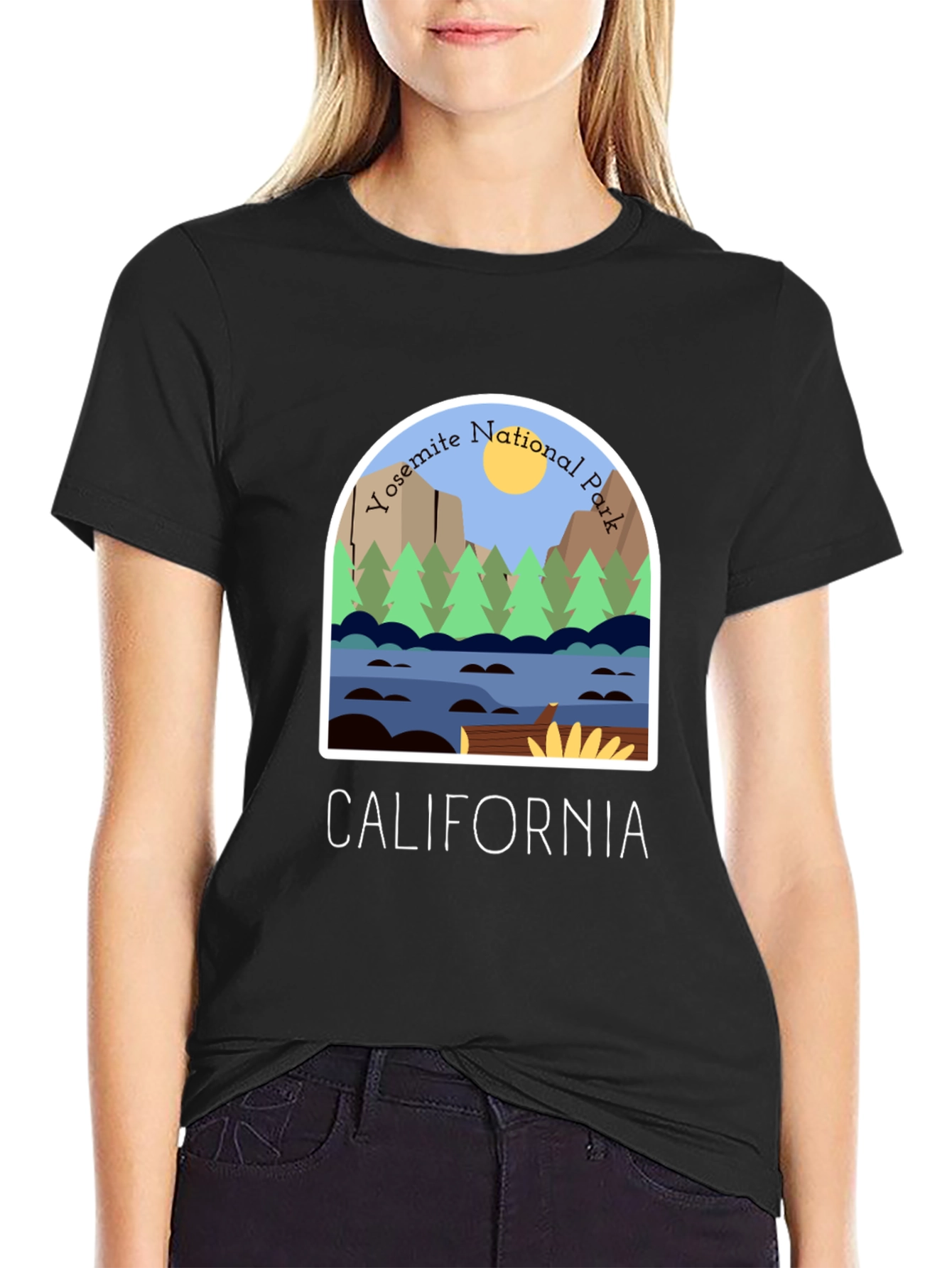 Yosemite National Park California Graphic Tee