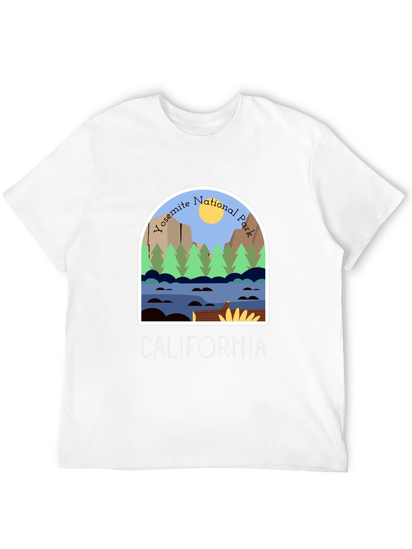Yosemite National Park California Graphic Tee