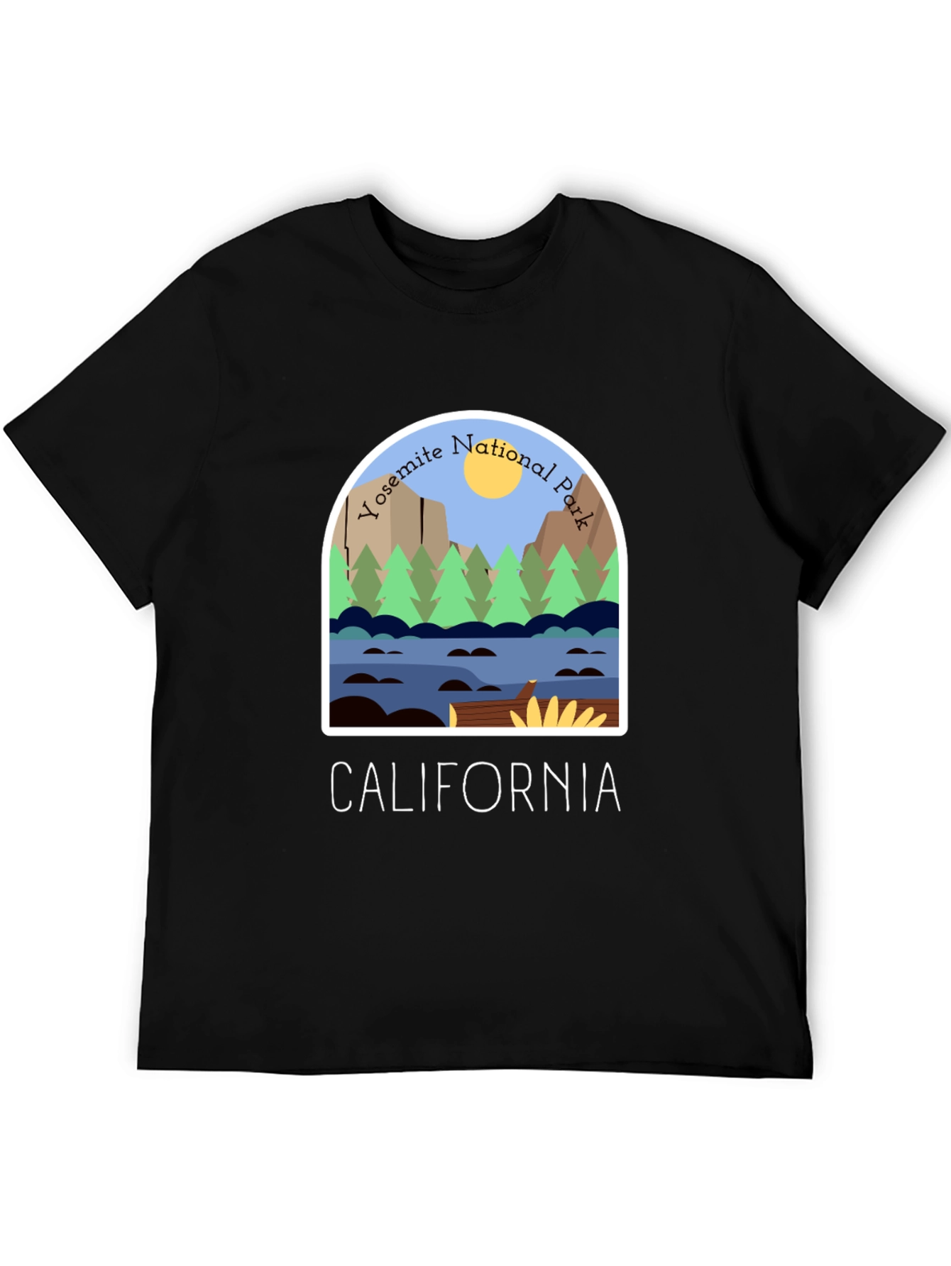 Yosemite National Park California Graphic Tee