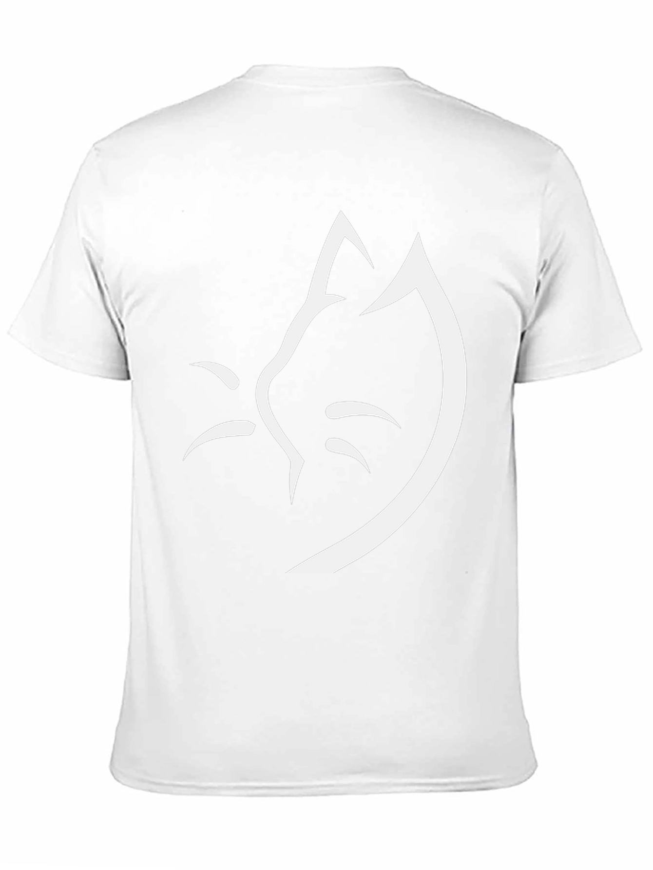 Minimalist Cat Face T-Shirt