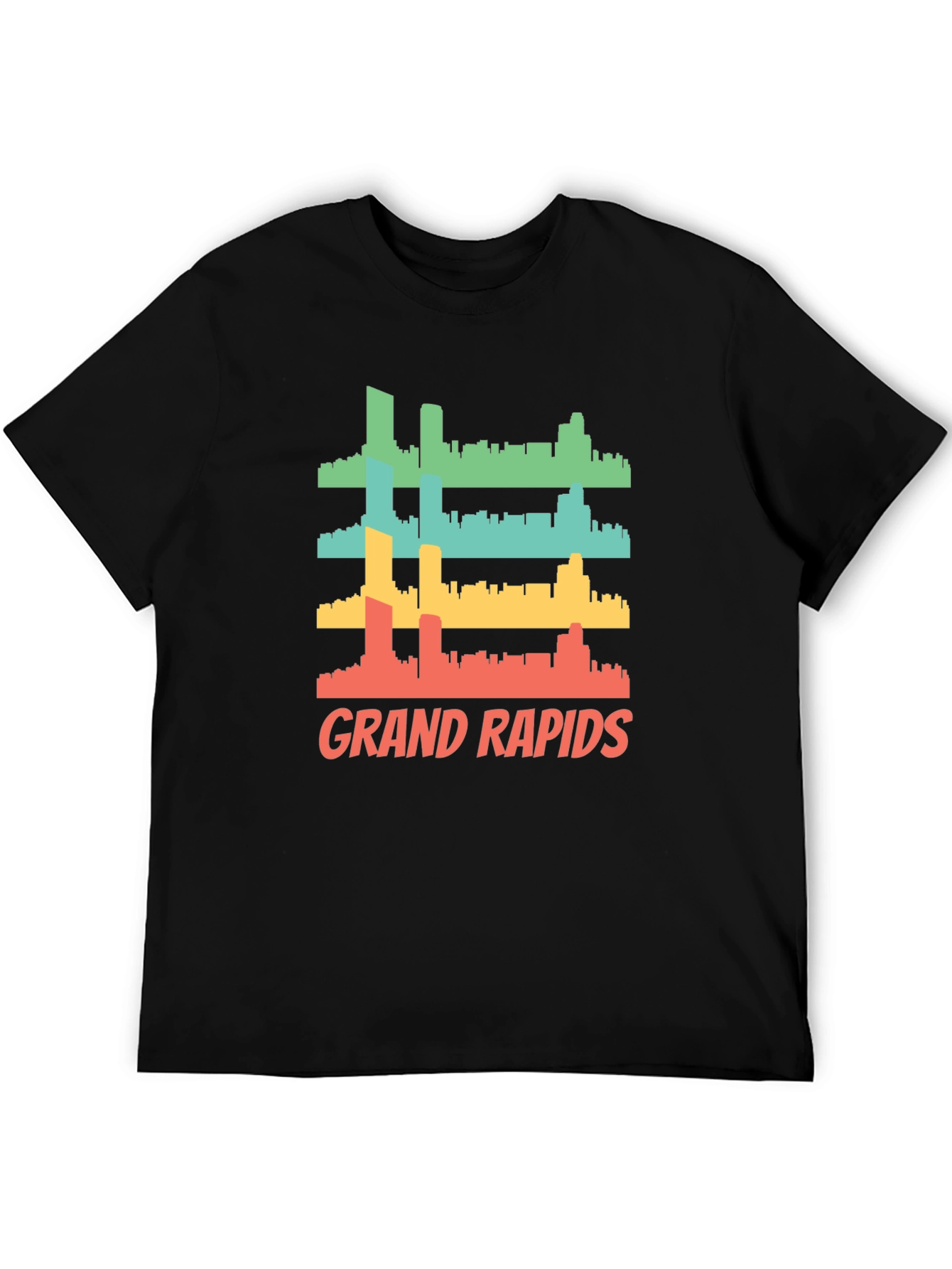 Grand Rapids Retro Skyline T-Shirt