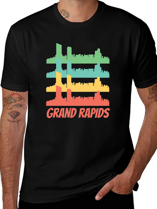 Grand Rapids Retro Skyline T-Shirt