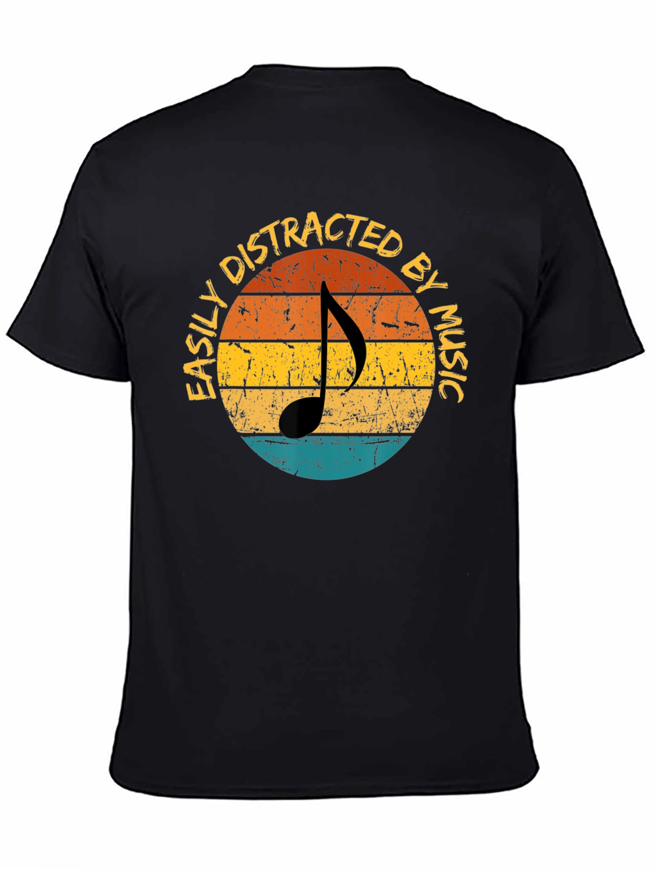 Easily Distracted By Music Graphic Tee