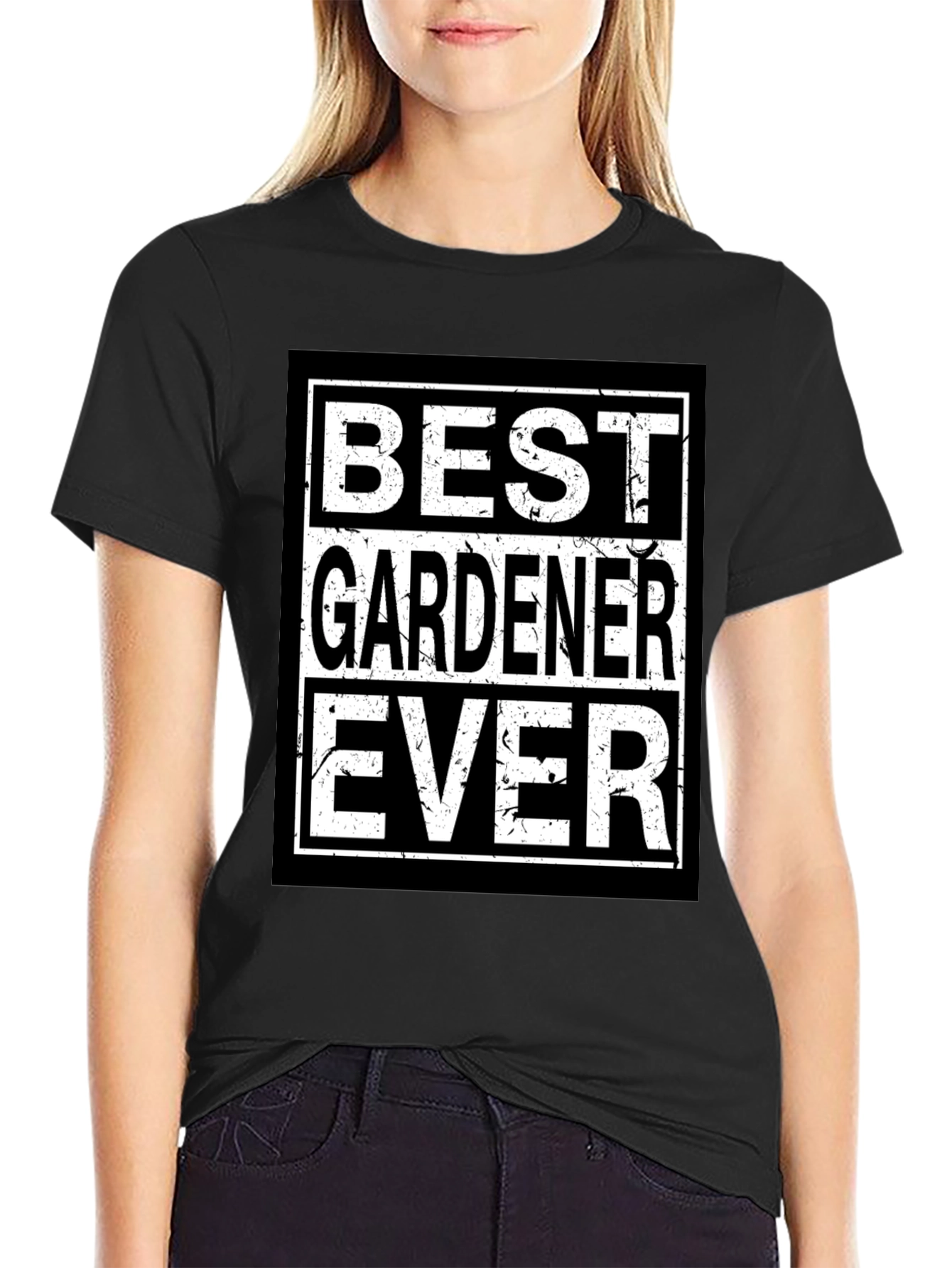 Best Gardener Ever Black T-Shirt