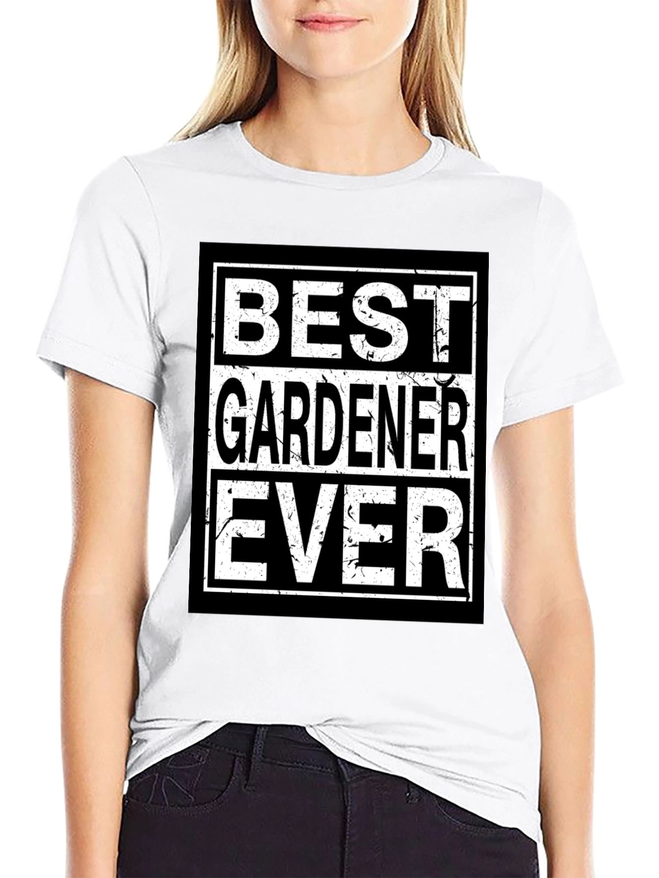 Best Gardener Ever Black T-Shirt