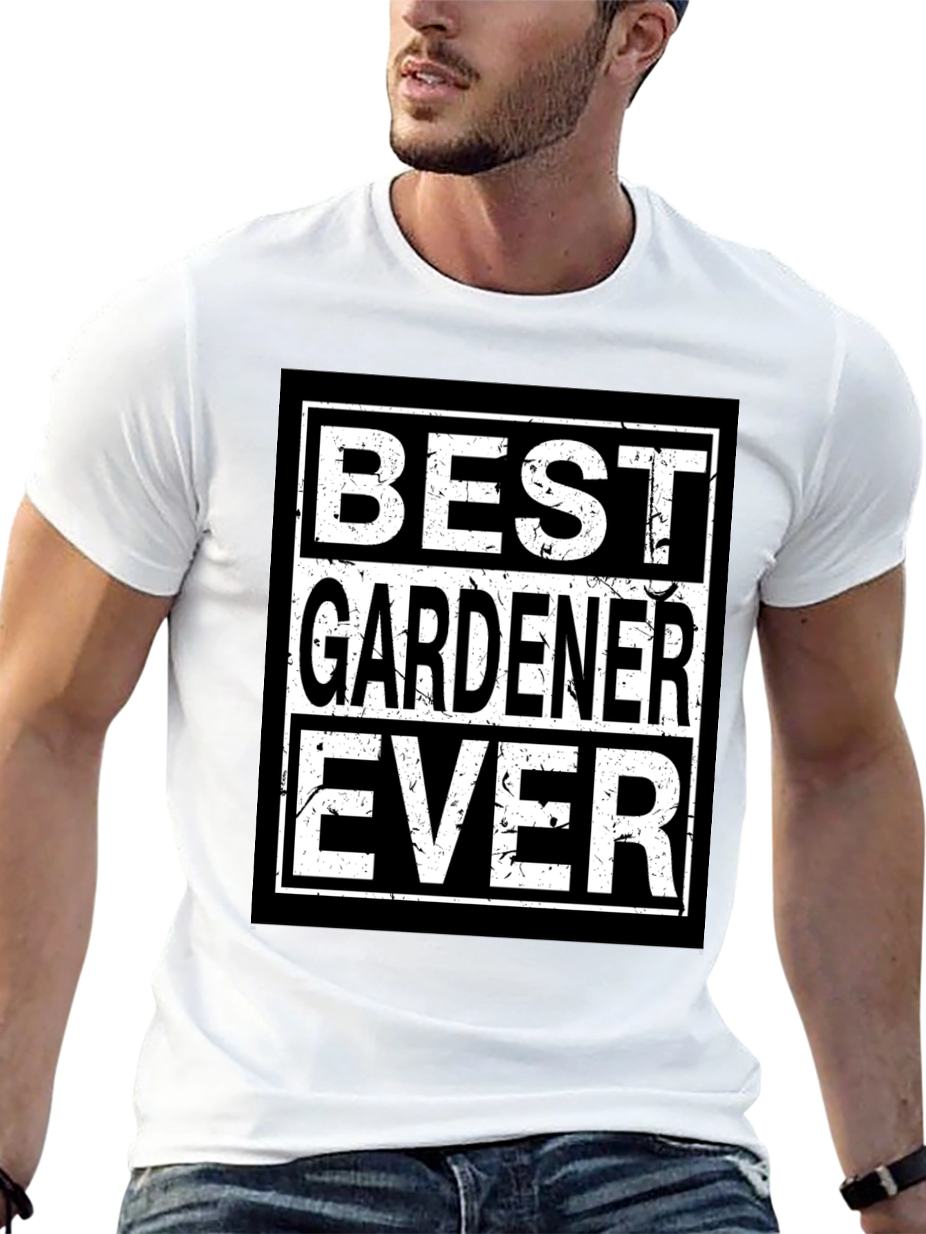 Best Gardener Ever Black T-Shirt