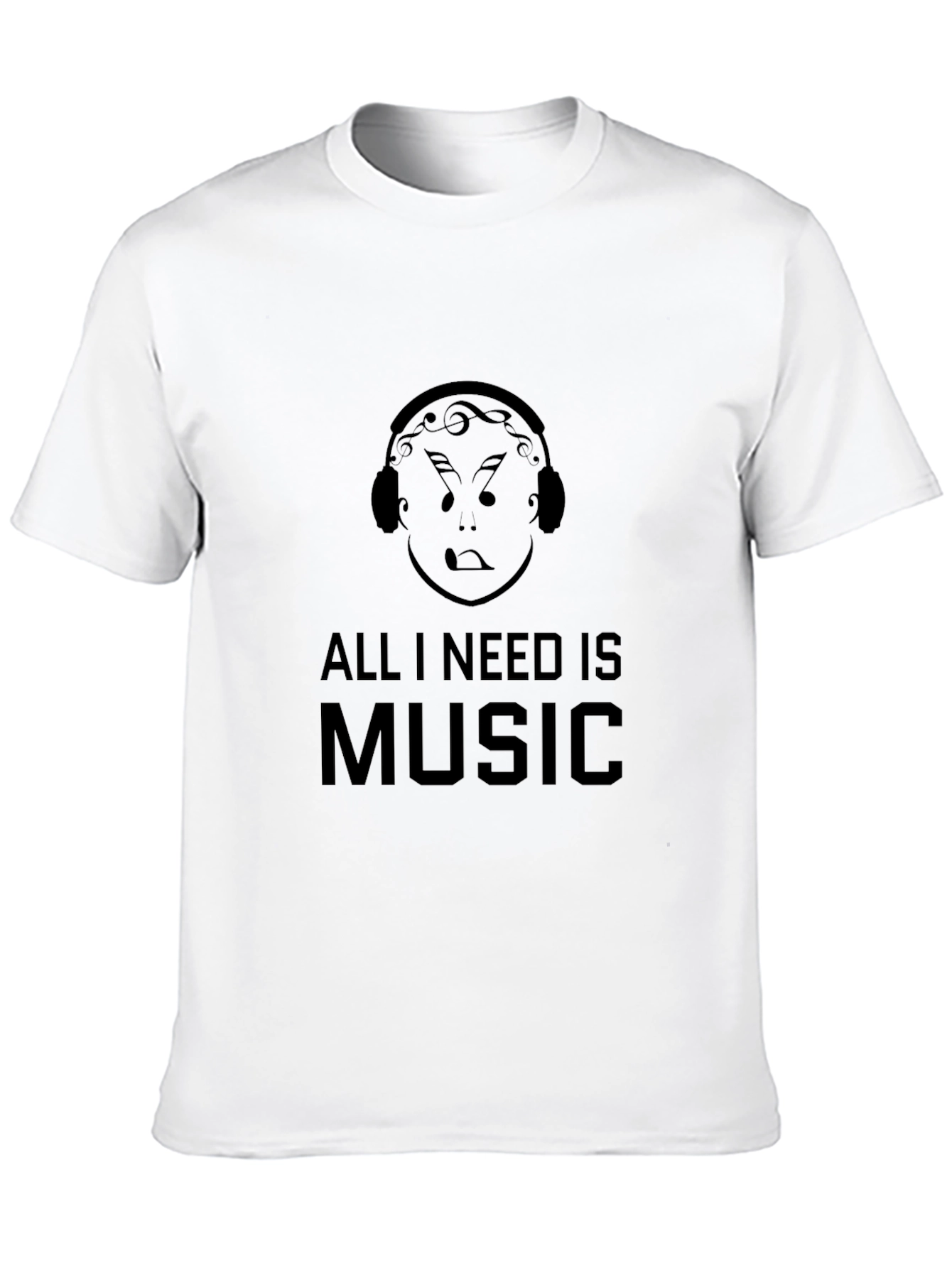 All I Need is Music Graphic T-Shirt