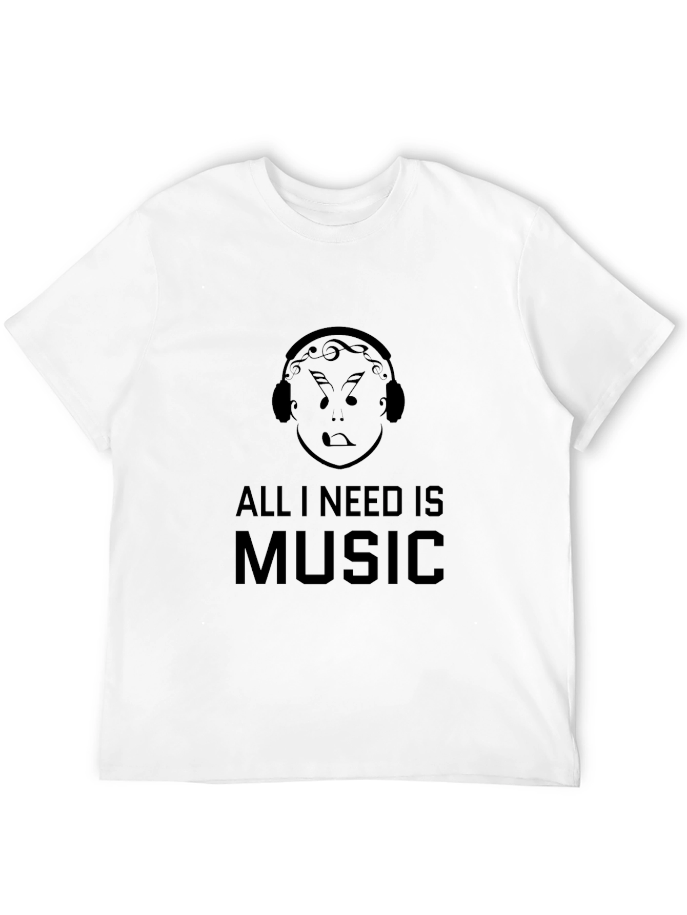 All I Need is Music Graphic T-Shirt