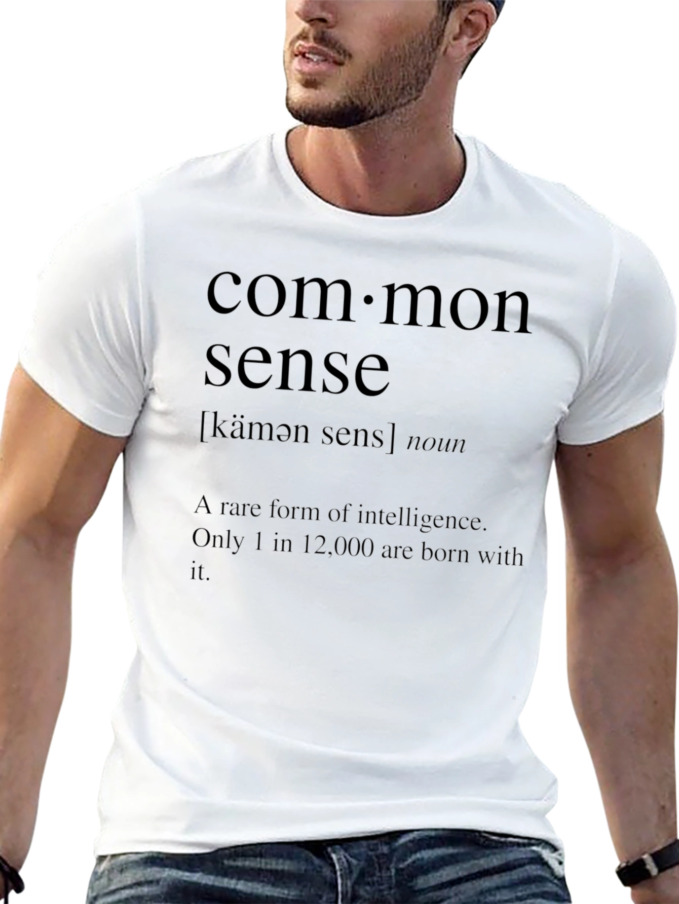 Common Sense Definition T-Shirt - Rare Intelligence Tee