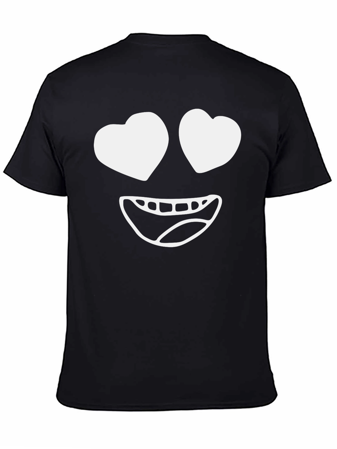 Heart Eyes Emoji Graphic T-Shirt