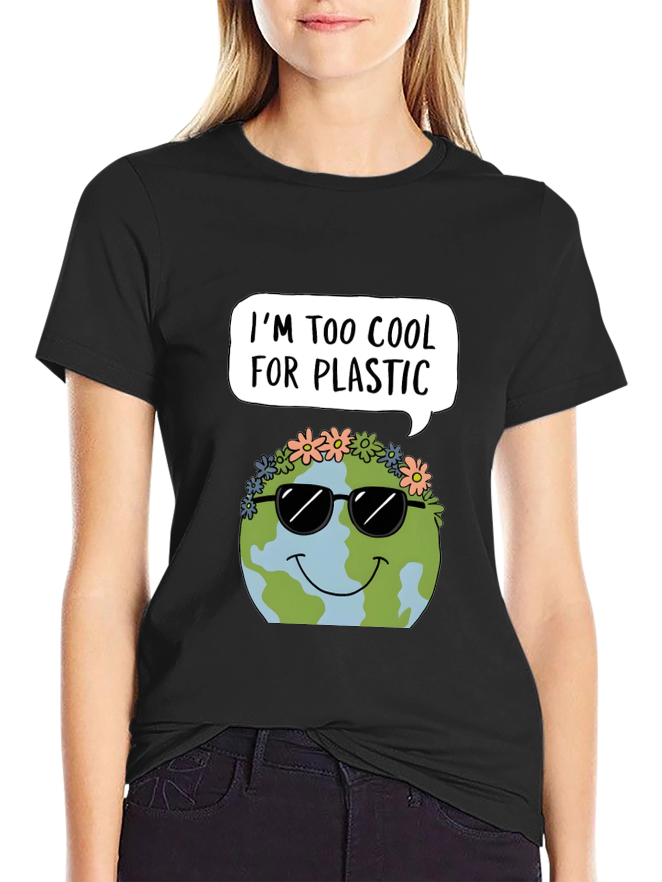 Cool Earth Graphic Tee - Eco-Friendly Fashion