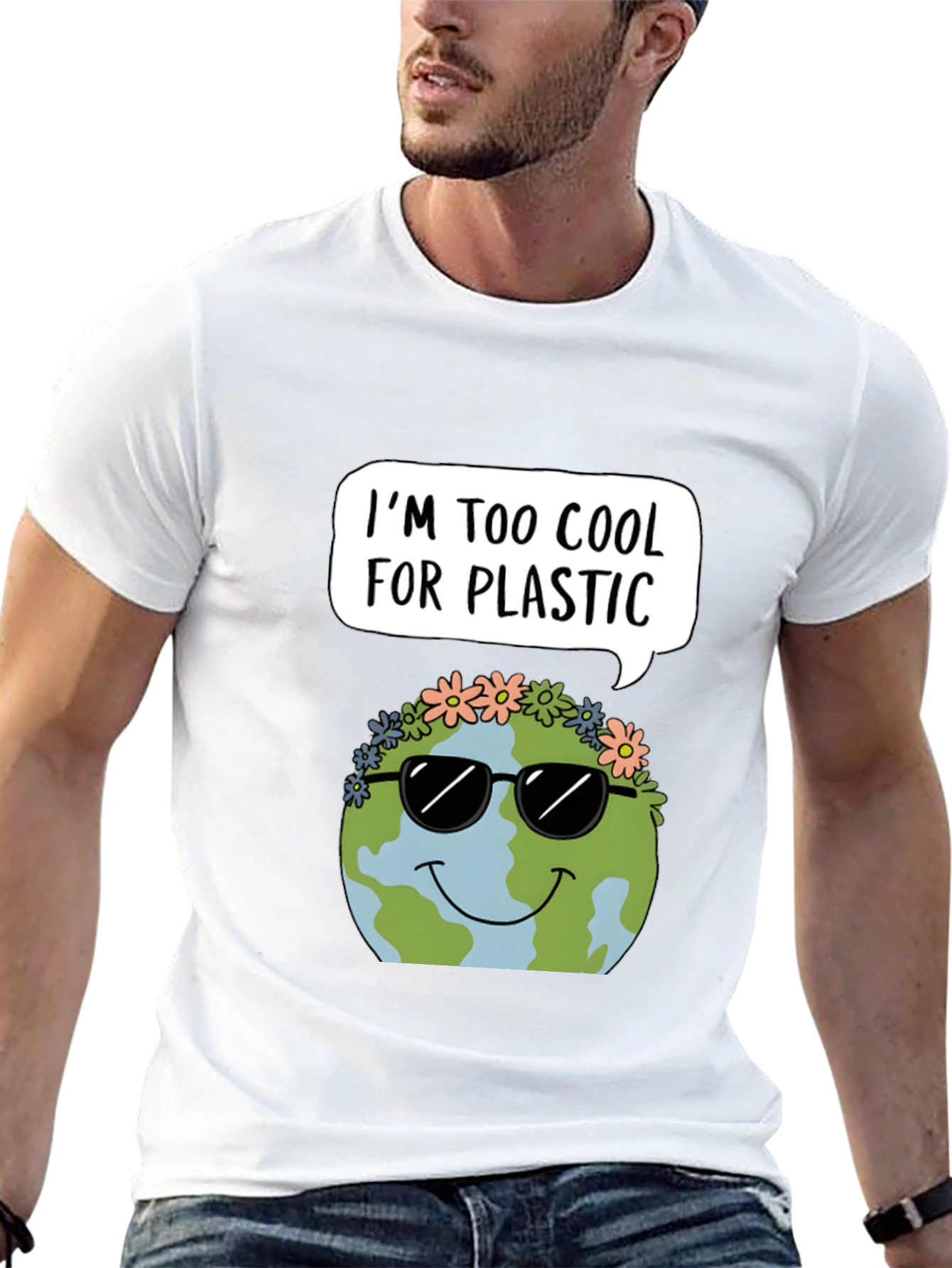 Cool Earth Graphic Tee - Eco-Friendly Fashion