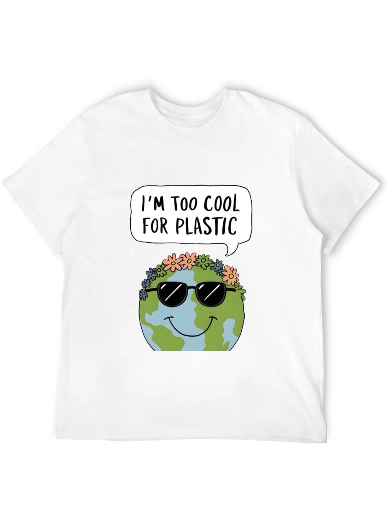 Cool Earth Graphic Tee - Eco-Friendly Fashion