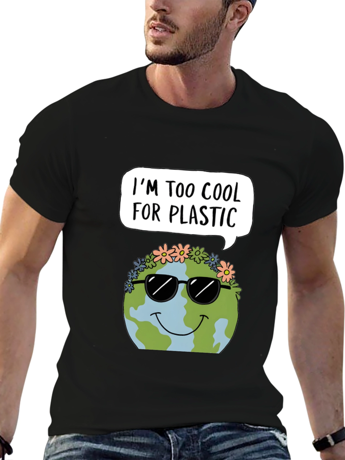 Cool Earth Graphic Tee - Eco-Friendly Fashion