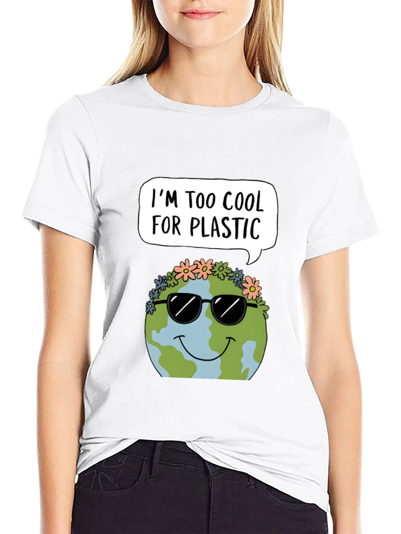 Cool Earth Graphic Tee - Eco-Friendly Fashion