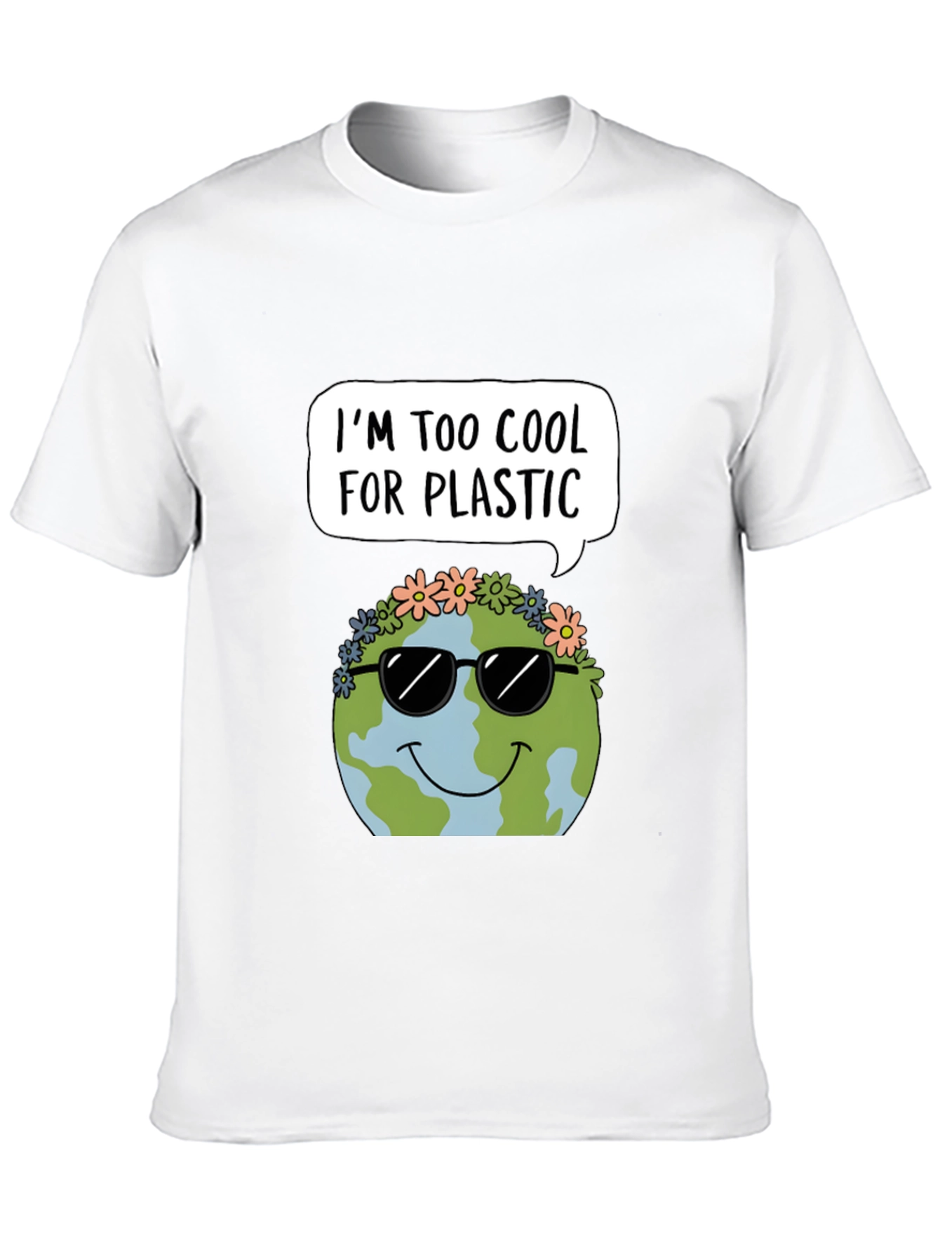 Cool Earth Graphic Tee - Eco-Friendly Fashion