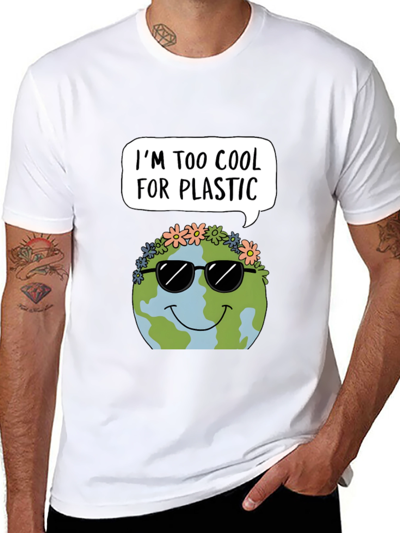 Cool Earth Graphic Tee - Eco-Friendly Fashion