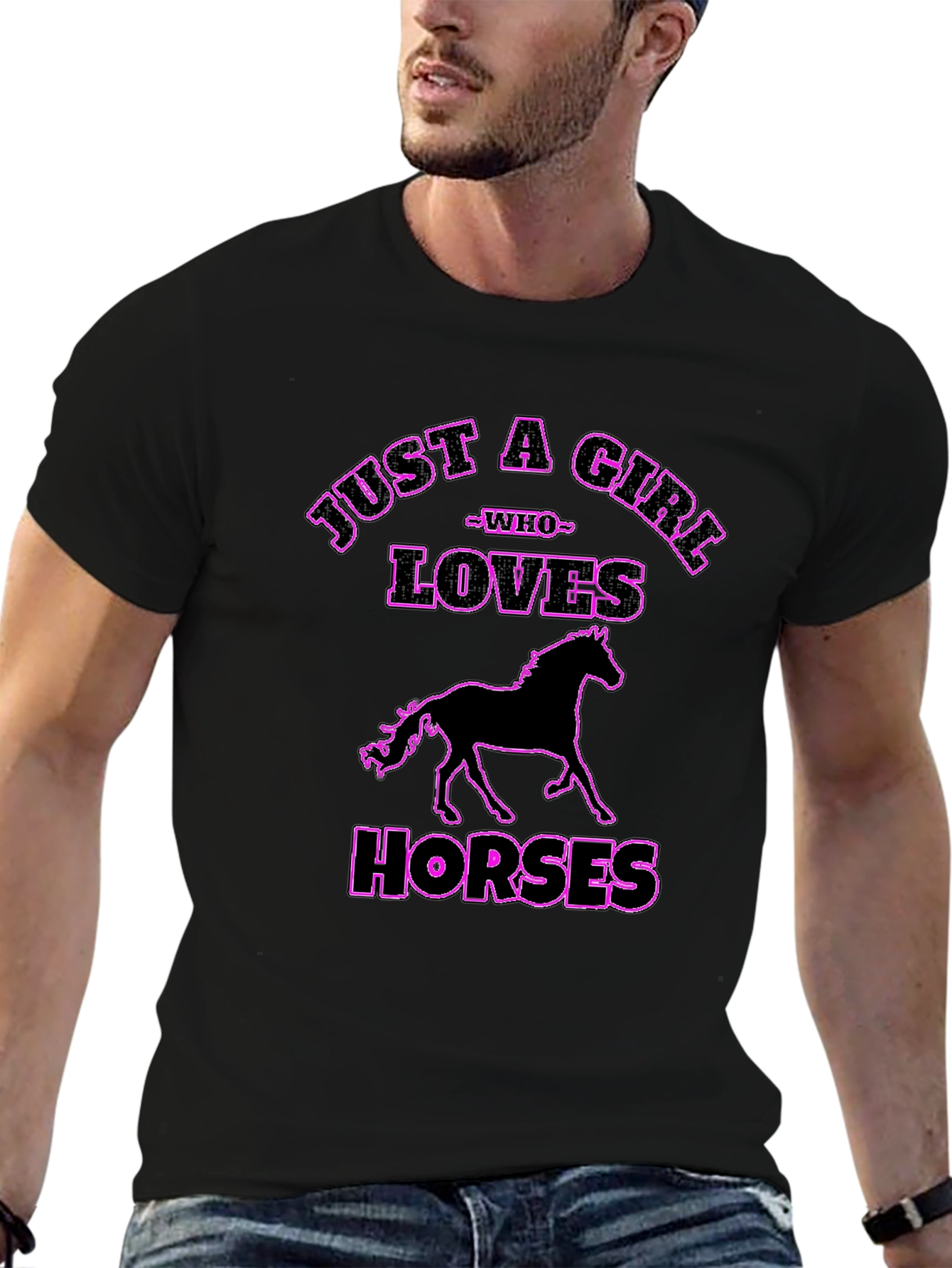 Just a Girl Who Loves Horses T-Shirt