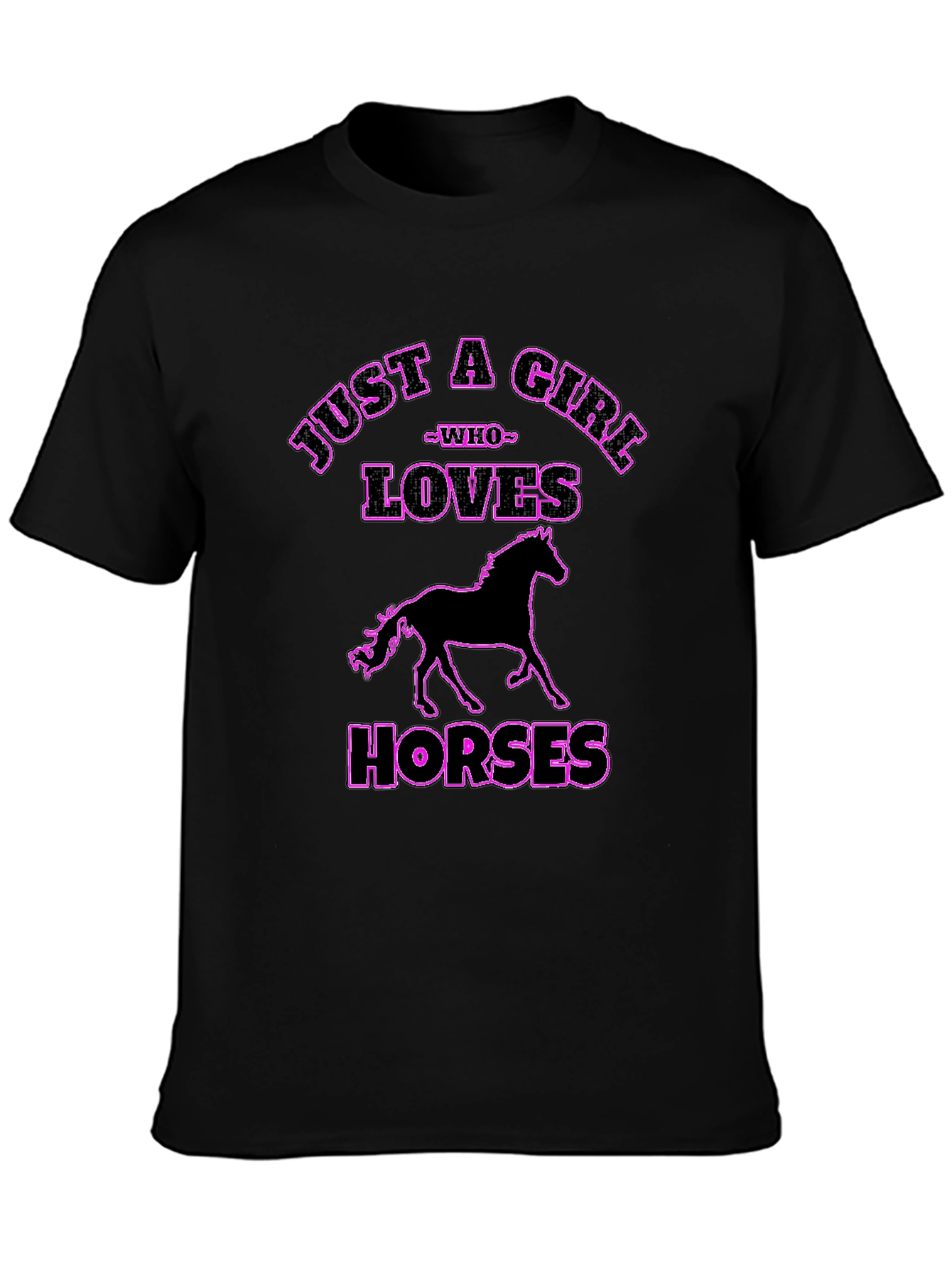 Just a Girl Who Loves Horses T-Shirt