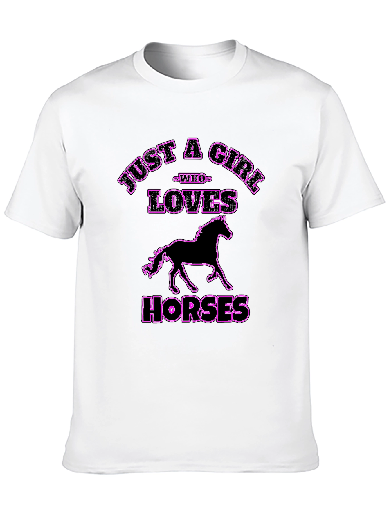 Just a Girl Who Loves Horses T-Shirt