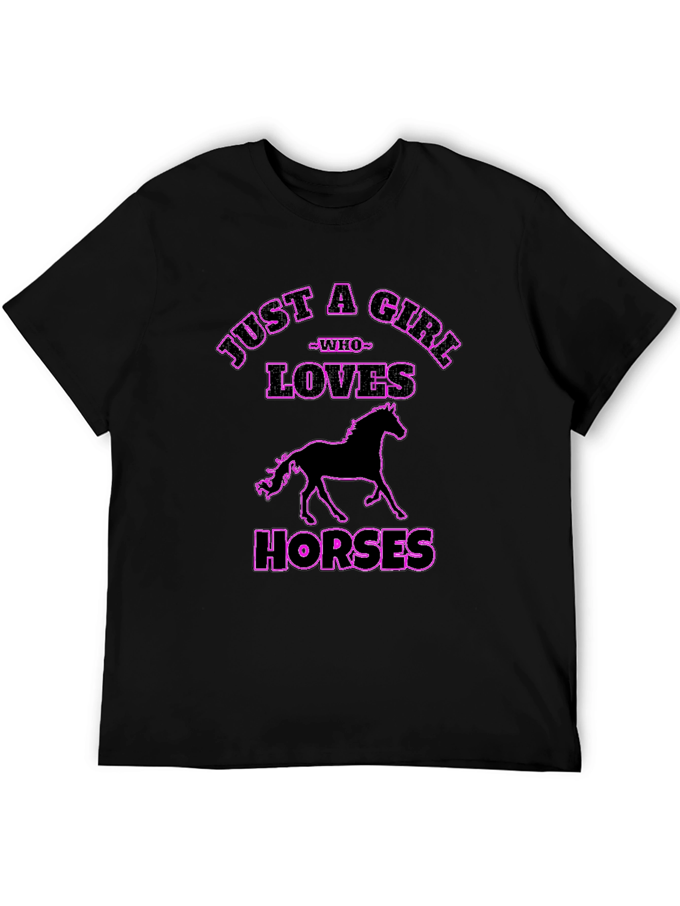Just a Girl Who Loves Horses T-Shirt