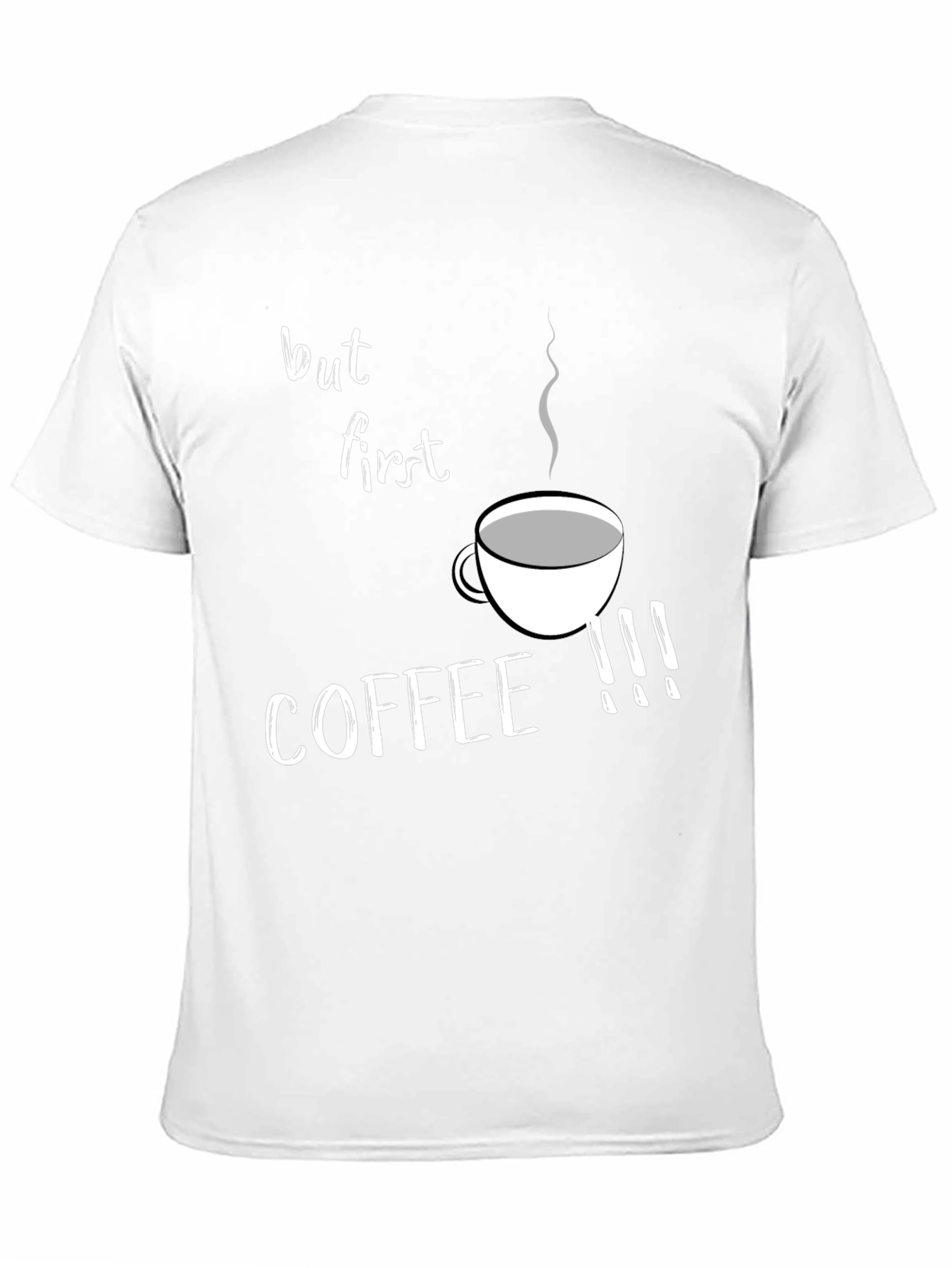 But First Coffee Graphic Tee - Black