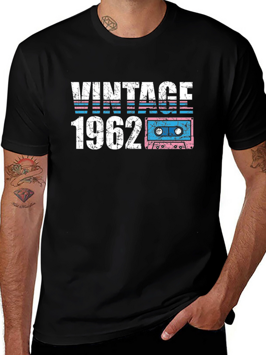 Vintage 1962 Cassette Tape Graphic Tee