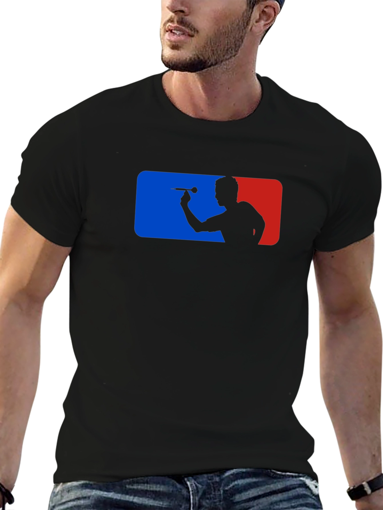 Darts Thrower Black T-Shirt